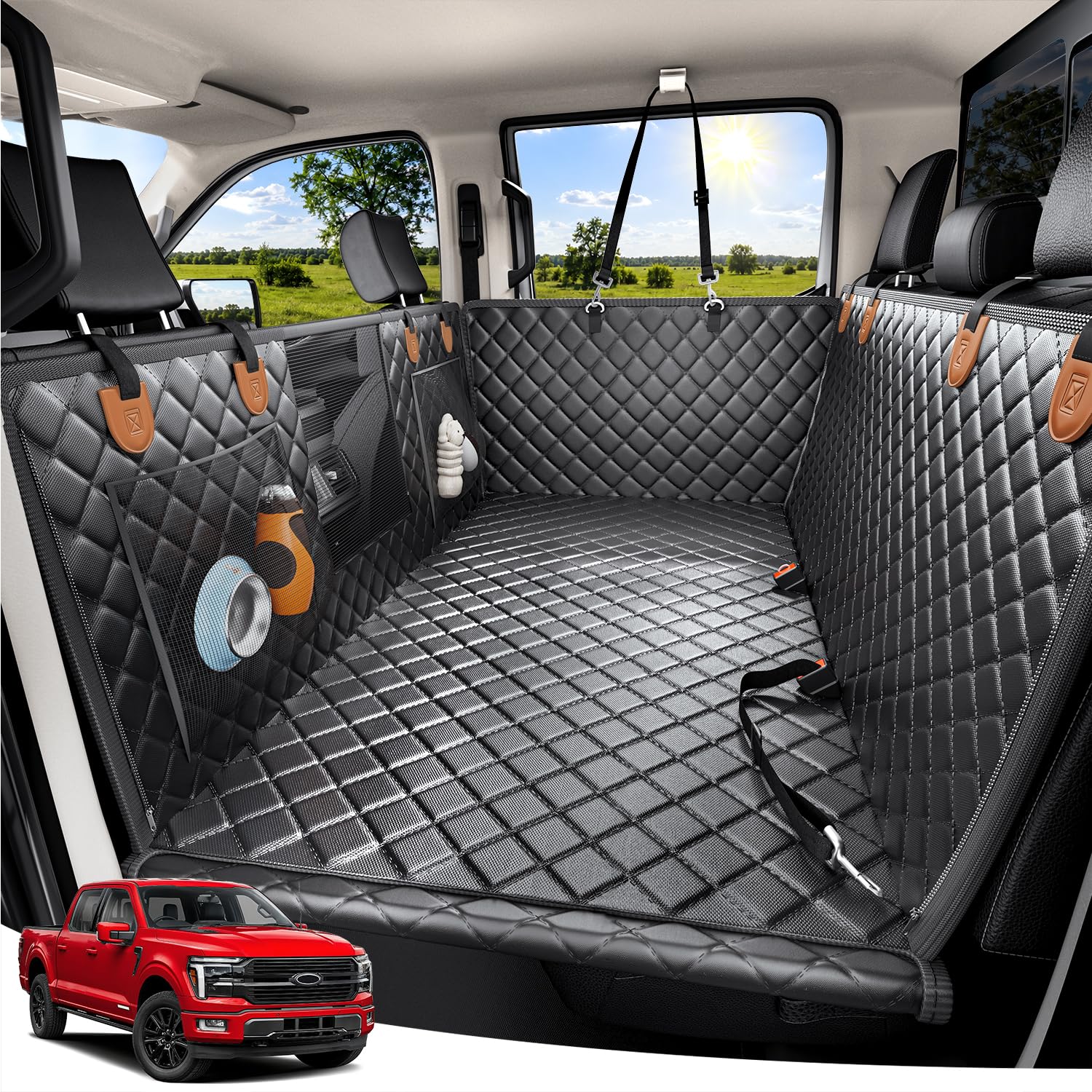 Photo 1 of Zanch Hard Bottom Back Seat Extender for Trucks & SUVs - XL