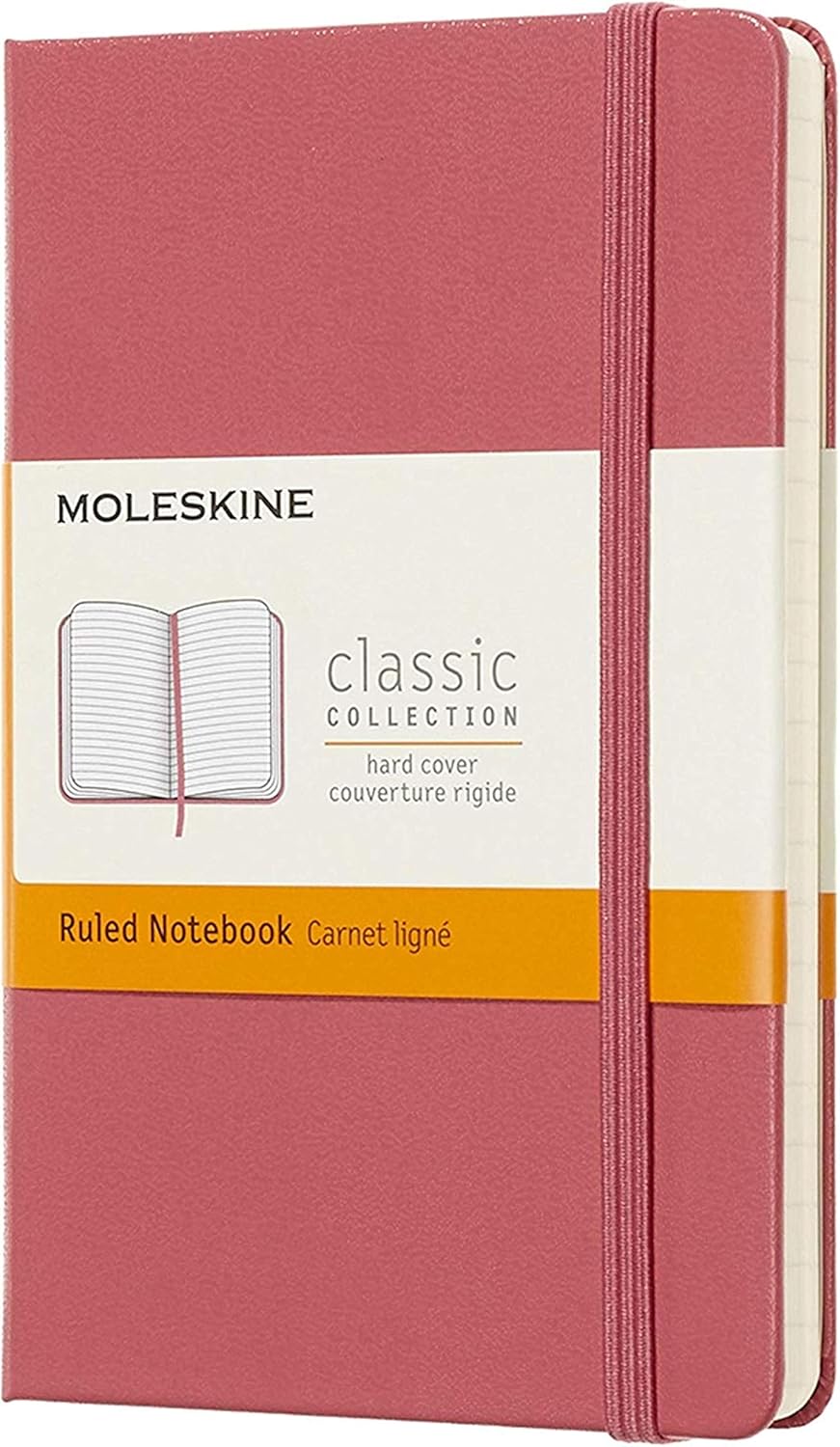 Moleskine Classic Notebook, Taccuino a Righe, Copertina Rigida e