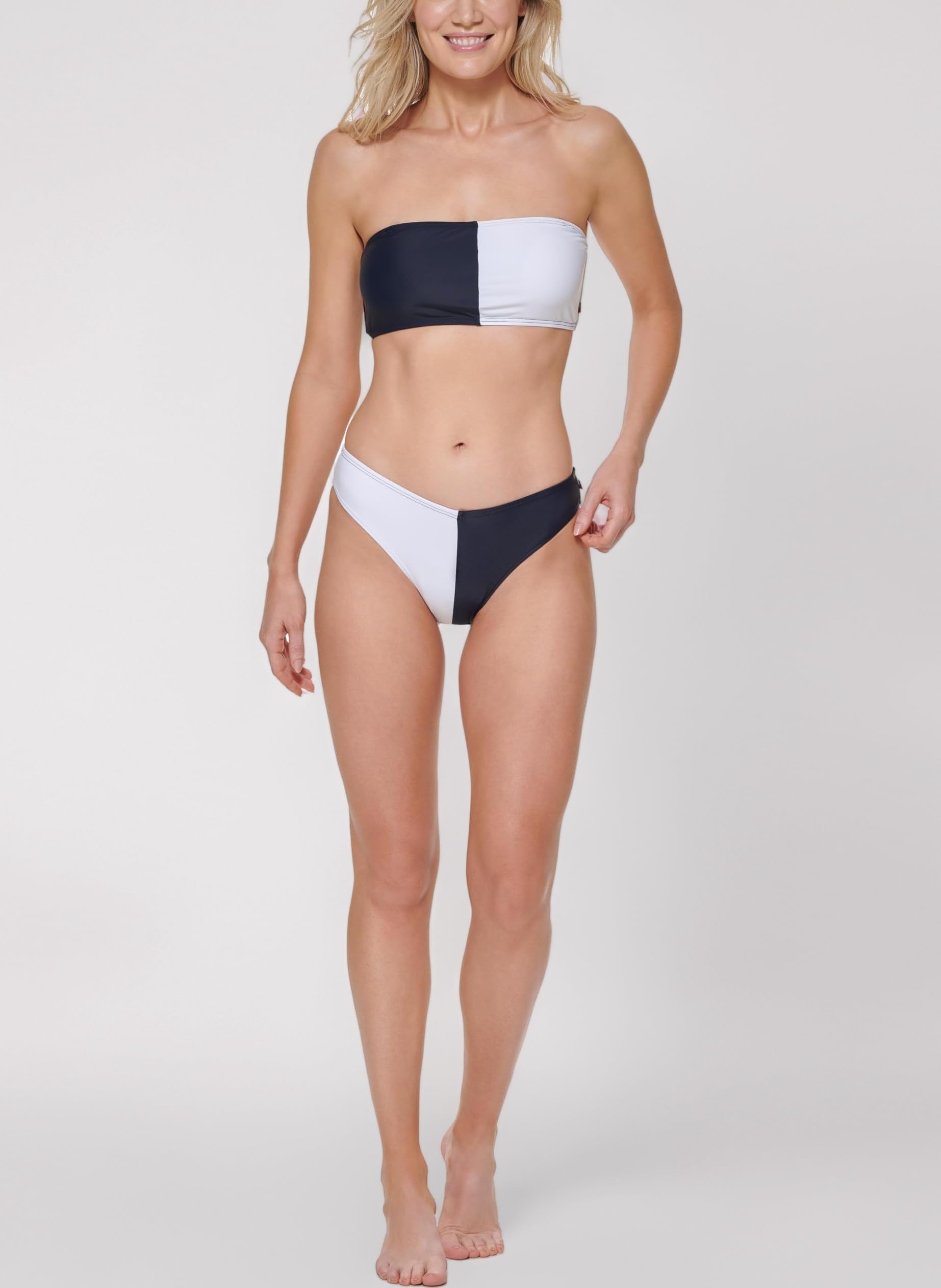 Women's Colorblock Full Coverage Bikini Top Bikini Top