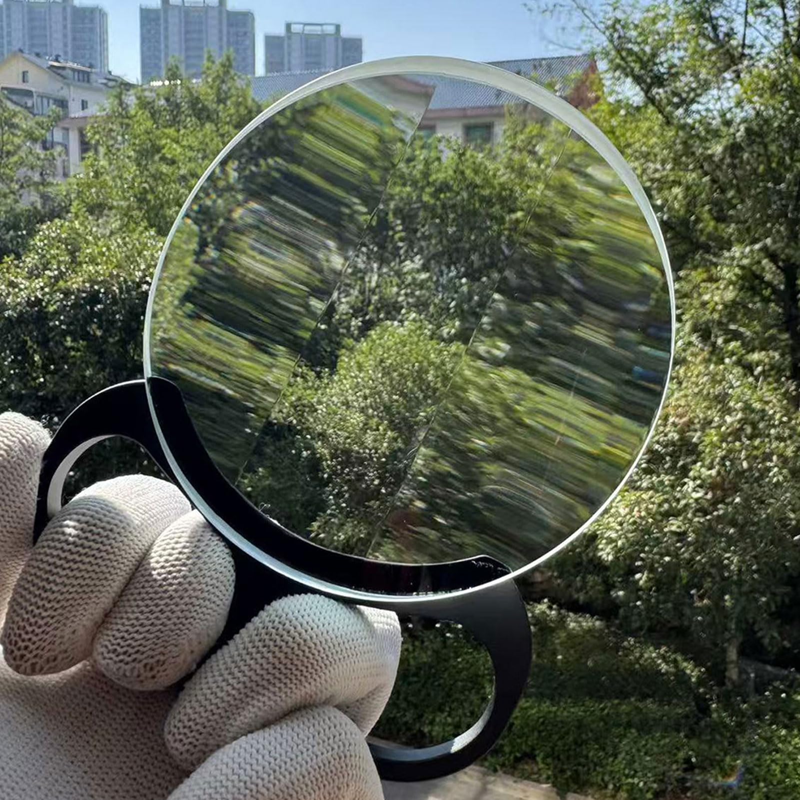 LICAEVEY Filtro de Desenfoque de Movimiento Fantasma Bilateral de Mano de 100 Mm, Prisma de Lente de Efecto Especial para Videografía de Fotografía Creativa, Filtro de Efecto de