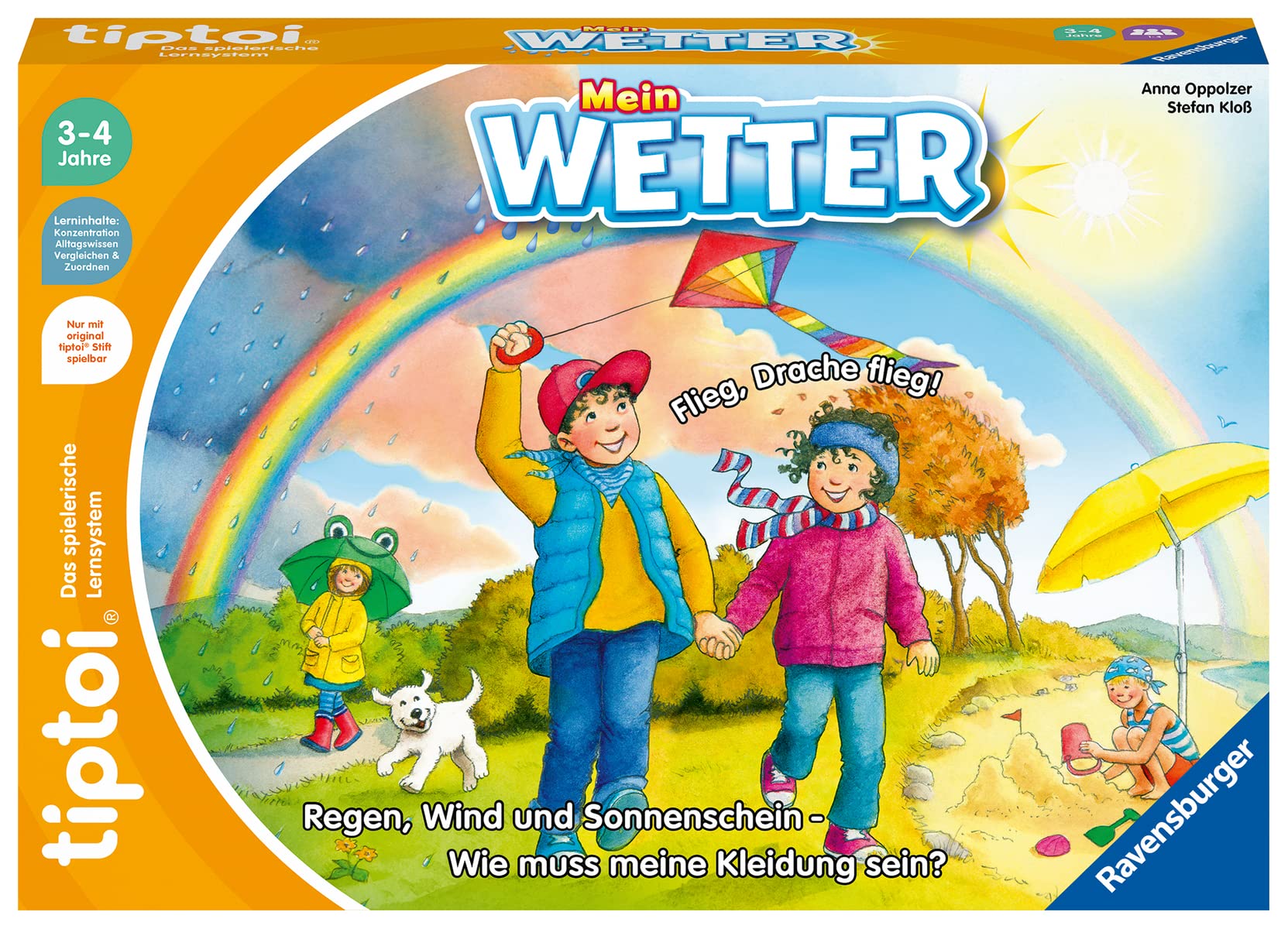 Ravensburger tiptoi Spiel 00118 My Weather Educational Game from from 3 Years for 1-4 Players