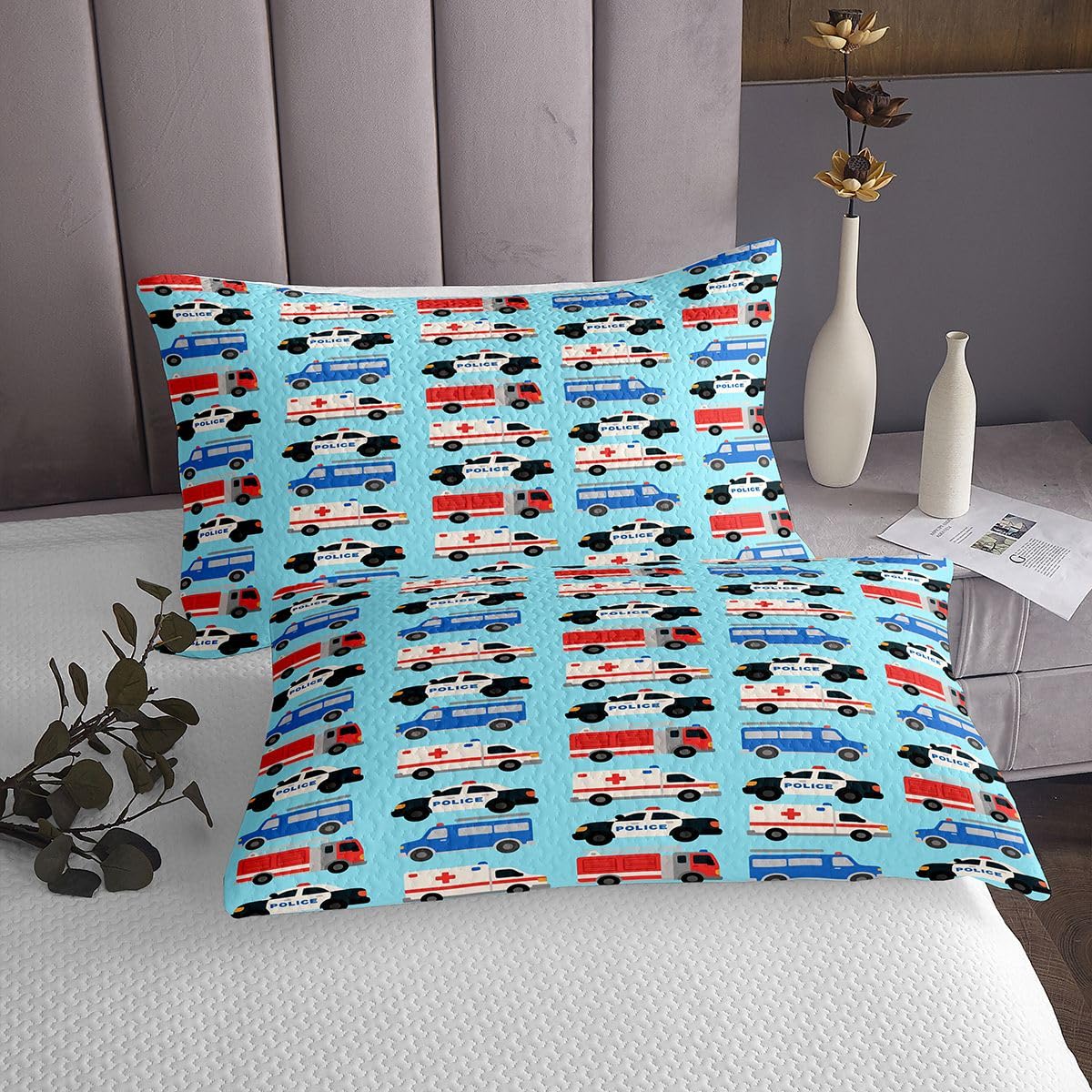 Homewish Copriletto Singolo Rescue Cars