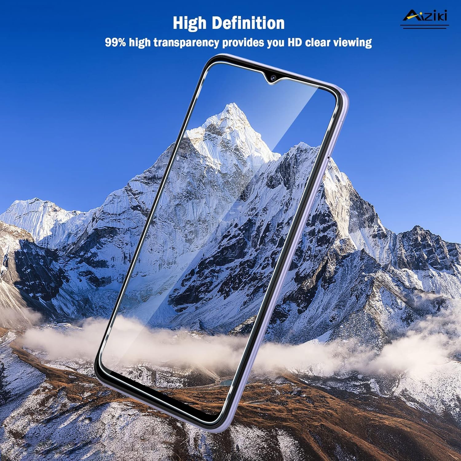 Zidwzidwei Pellicola Protettiva In Vetro Temperato Per Xiaomi Poco F5 [3Pezzi], Durezza 9H, 2.5D Alta Definizione, Senza Bolle, Anti Graffio Protezione Schermo Per Xiaomi Poco F5 - Foto 3