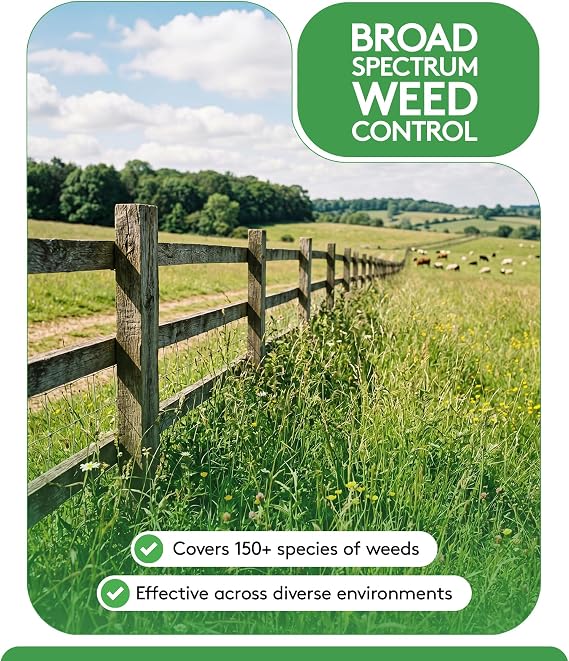 Alligare - Mojave 70EG Weed Killer for Grasses, Weeds & Vines - Total Bareground Weed Control with Long-Lasting Residual, One Application - Safe for Sensitive Crops, Easy to Mix & Apply - 5 lbs