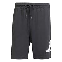 adidas Uomo Essentials Big Logo Single Jersey Short Shorts, Black/White