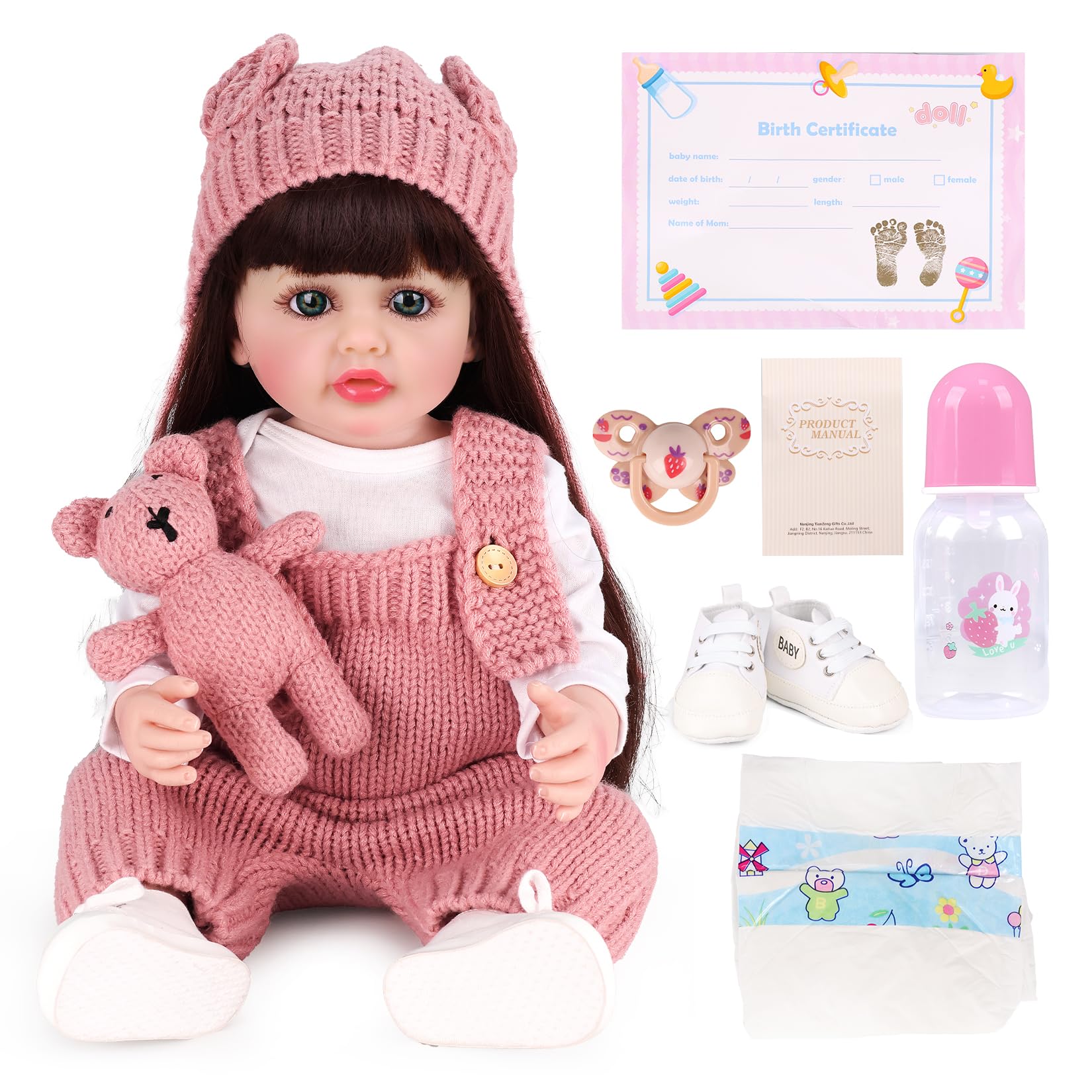 Amazon | ROERHE リボーンドール ビニール ベビードール リアル