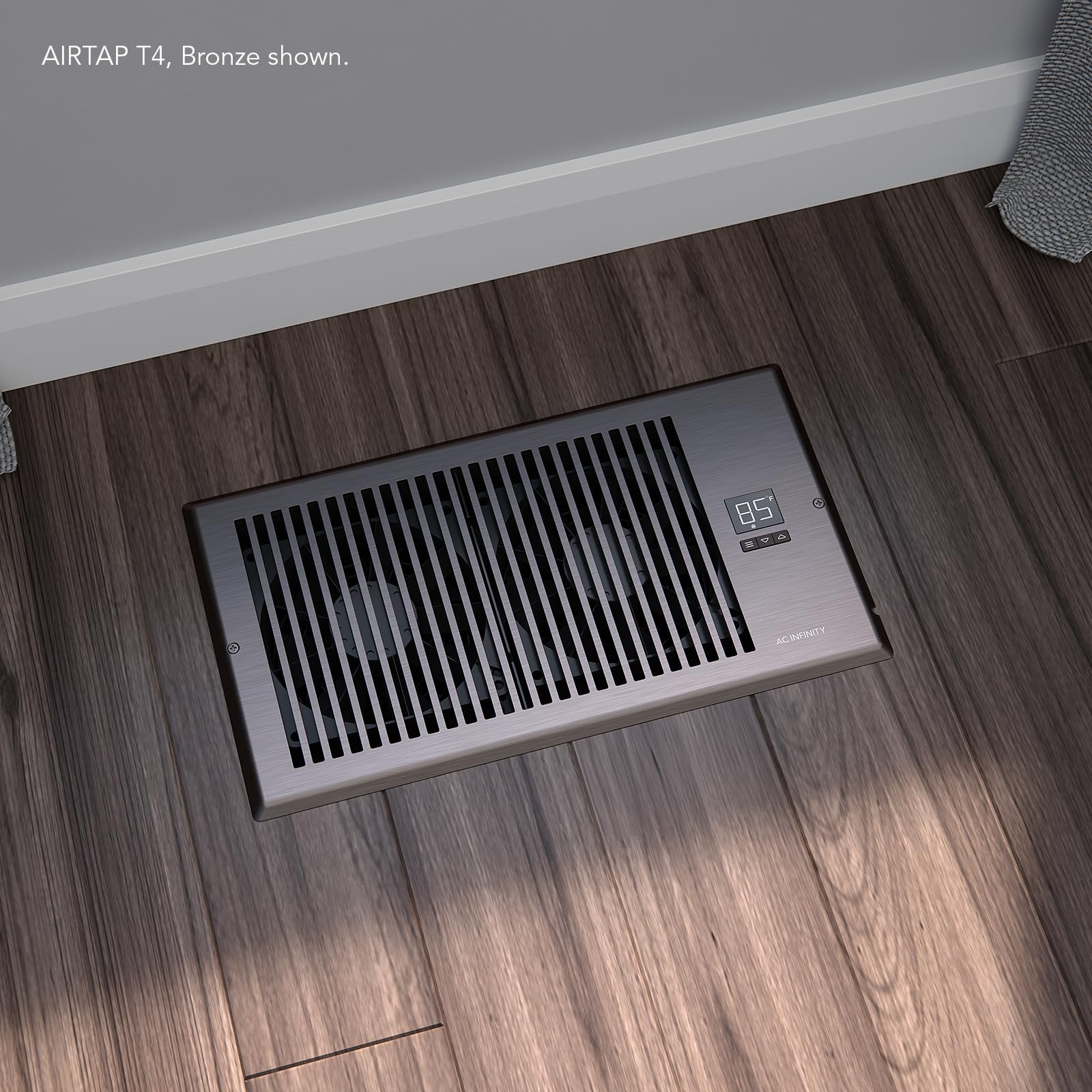 Amazon.com: AC Infinity AIRTAP T6 Bronze, Register Booster Fan for