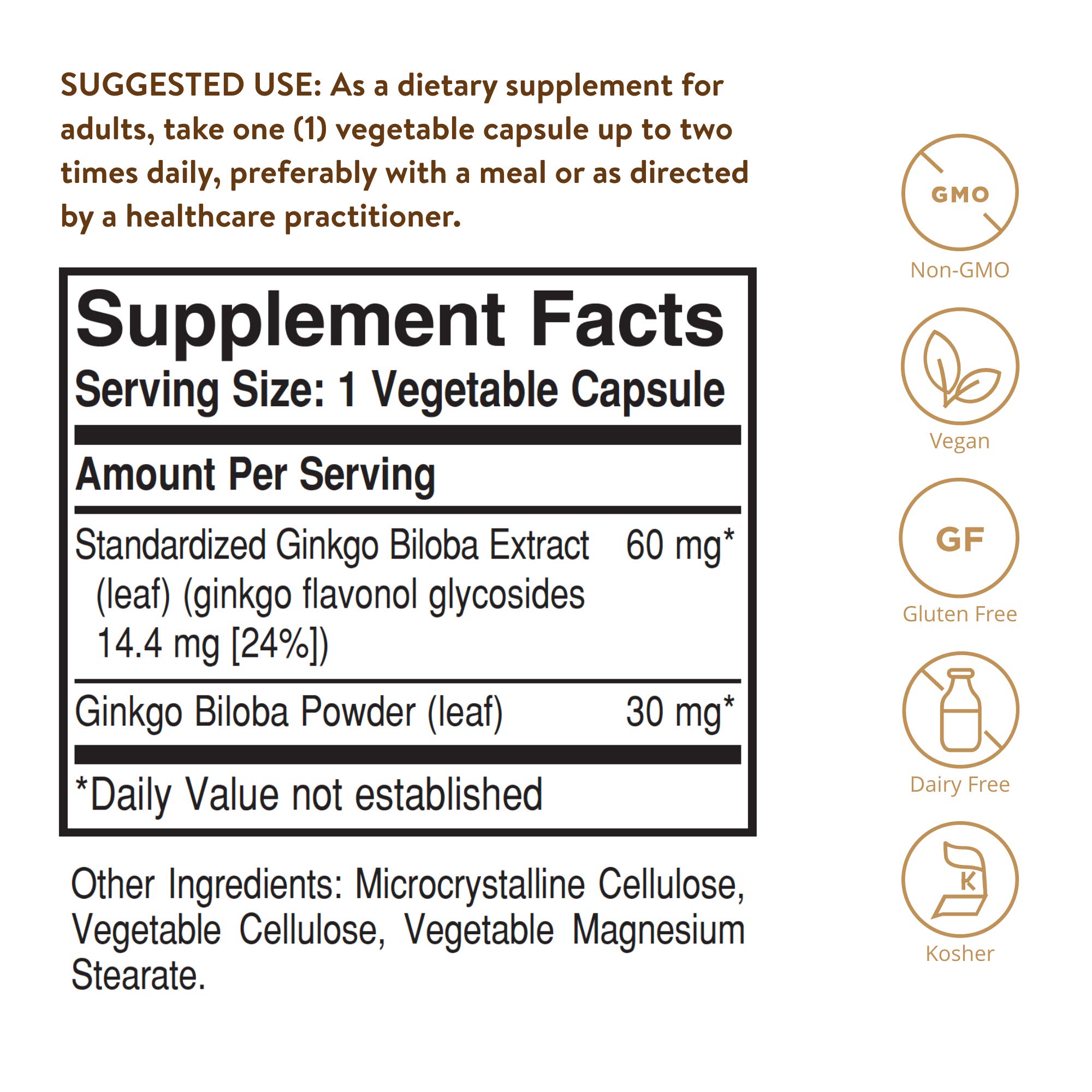 Solgar Super Ginkgo, 120 Vegetable Capsules — Amazon image 2