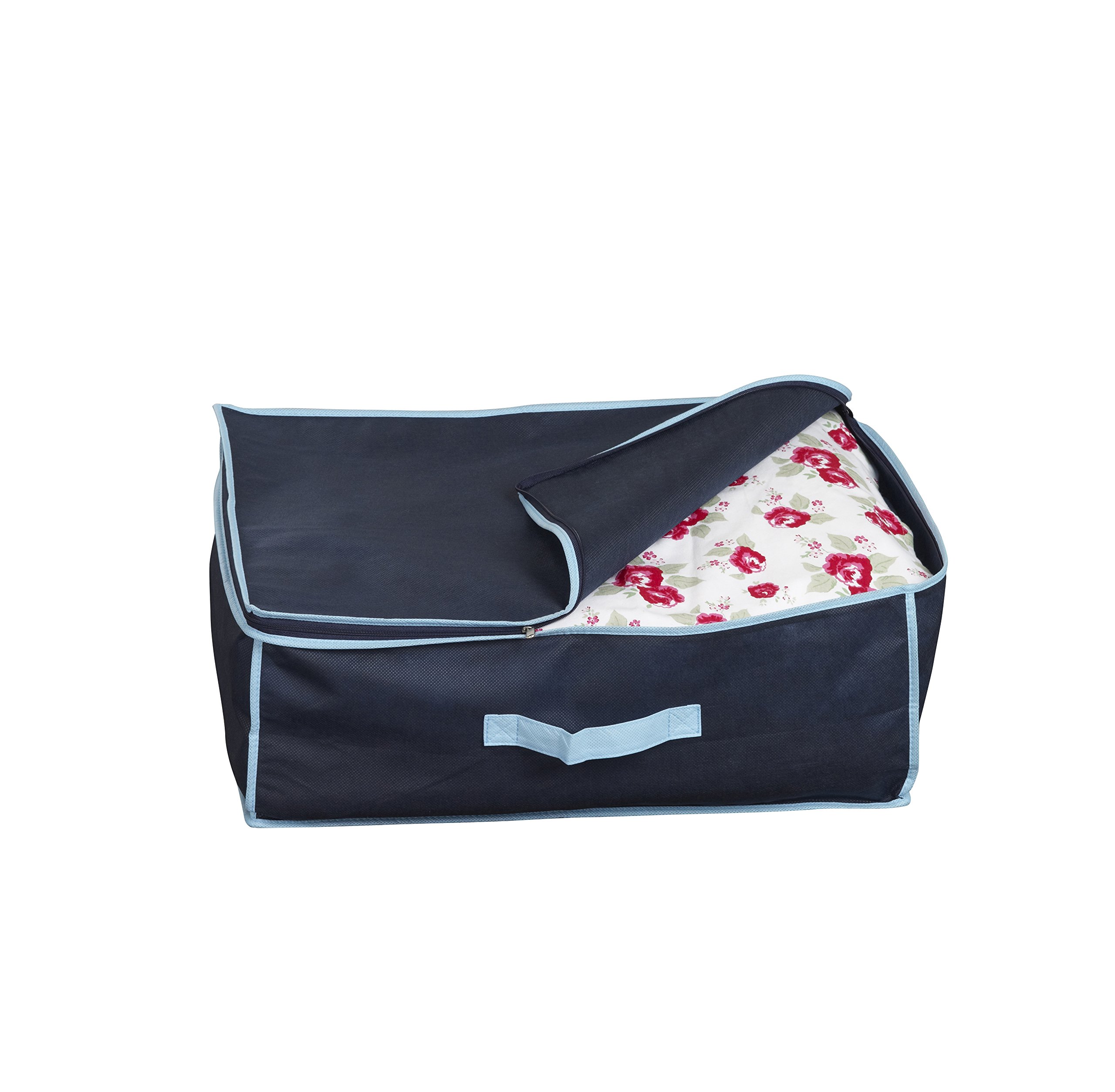 H & L Russel Blanket Bag, Marine with Blue Trim