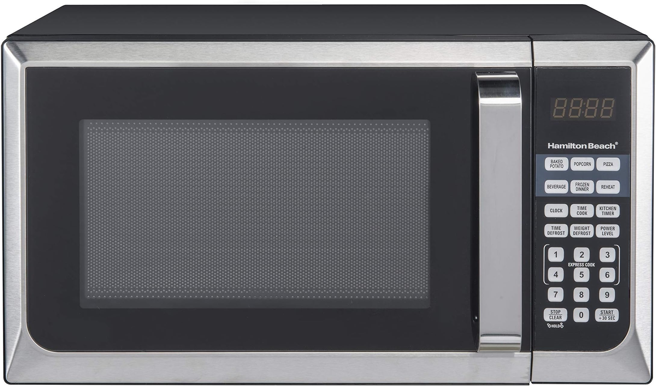Hamilton Beach 0.9 cu.ft. 900W Microwave Oven, Stainless
