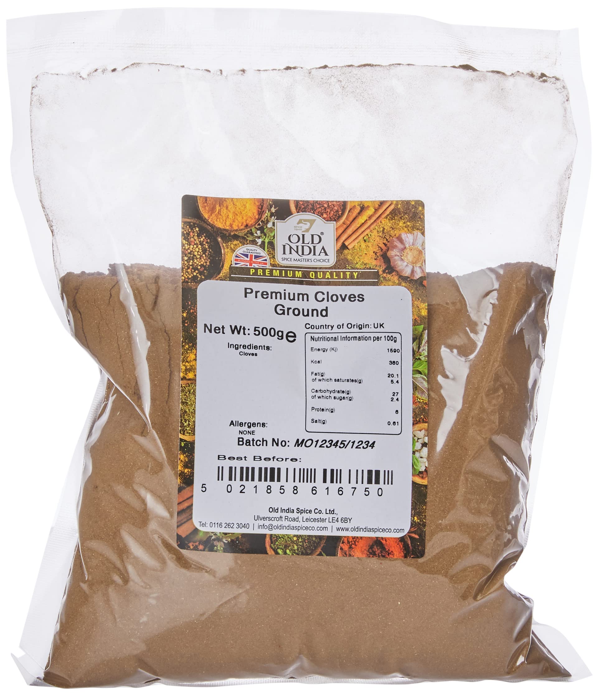 Old India Premium Cloves Ground 500g