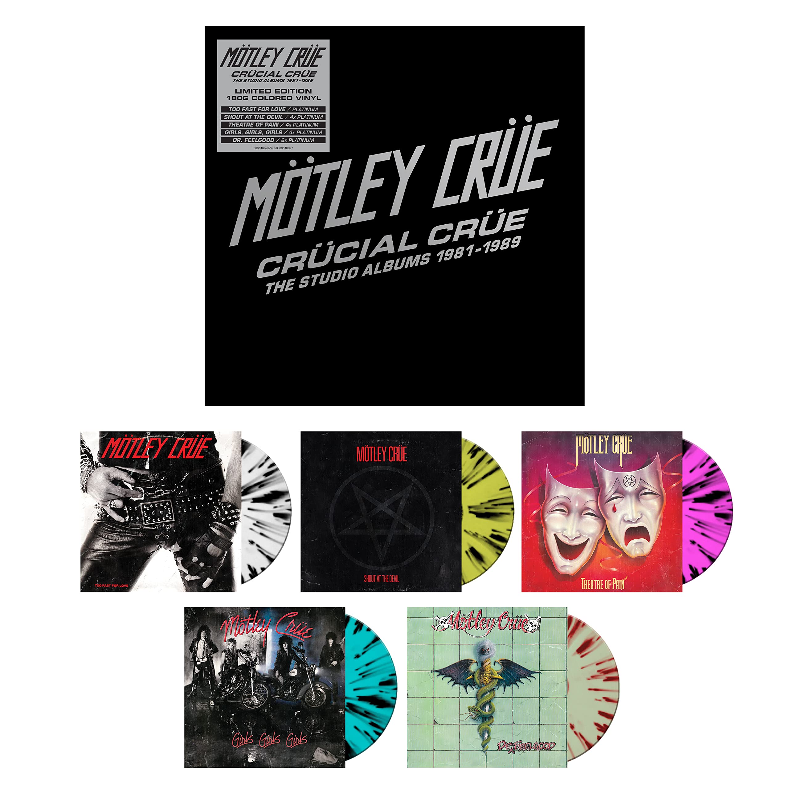 Crcial Cre - The Studio Albums 1981-1989