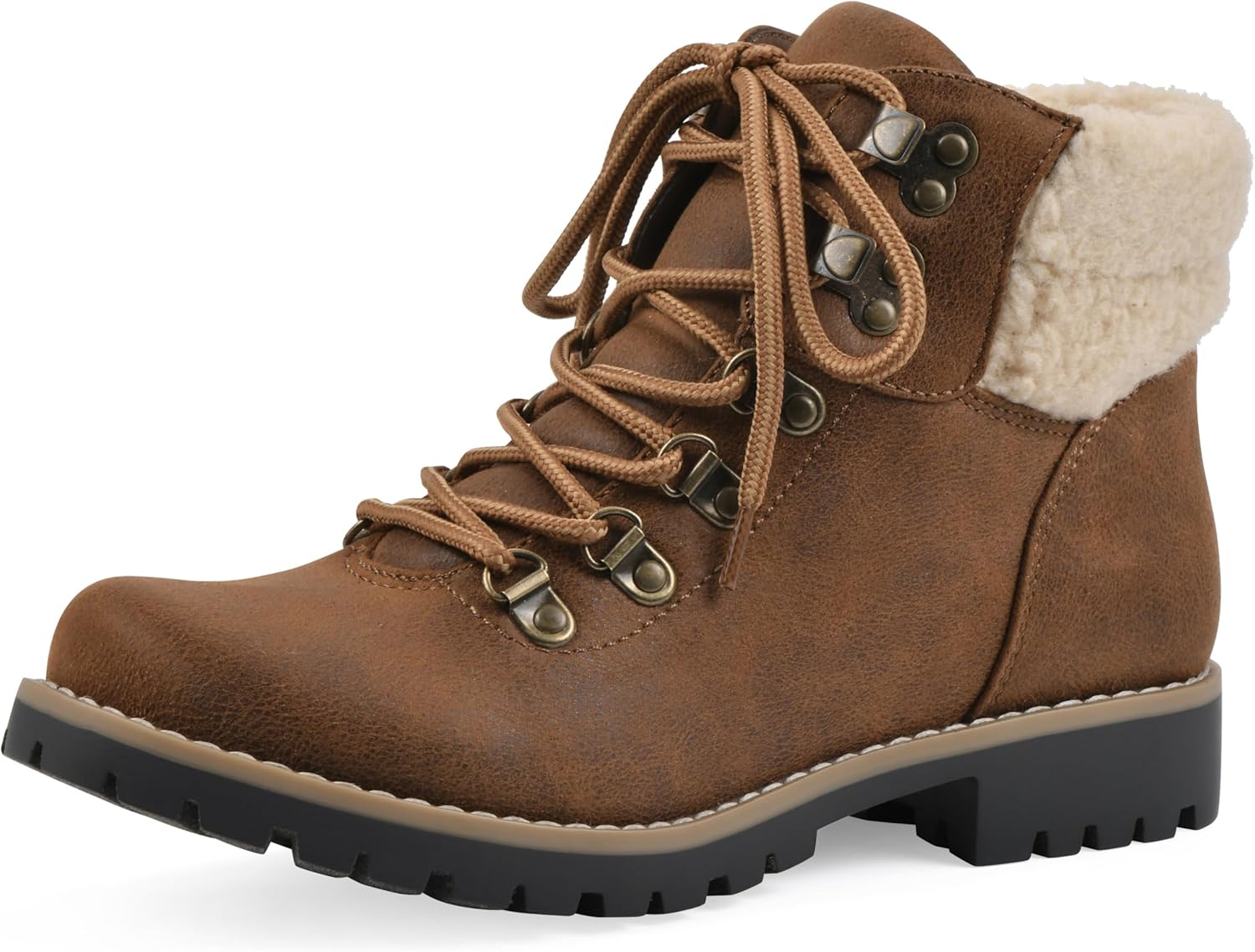 CLIFFS BY WHITE MOUNTAIN Shoes Pathfield Women’s Lace-up Hiker Style Bootie CLIFFS BY WHITE MOUNTAIN Shoes Pathfield Women’s Lace-up Hiker Style Bootie