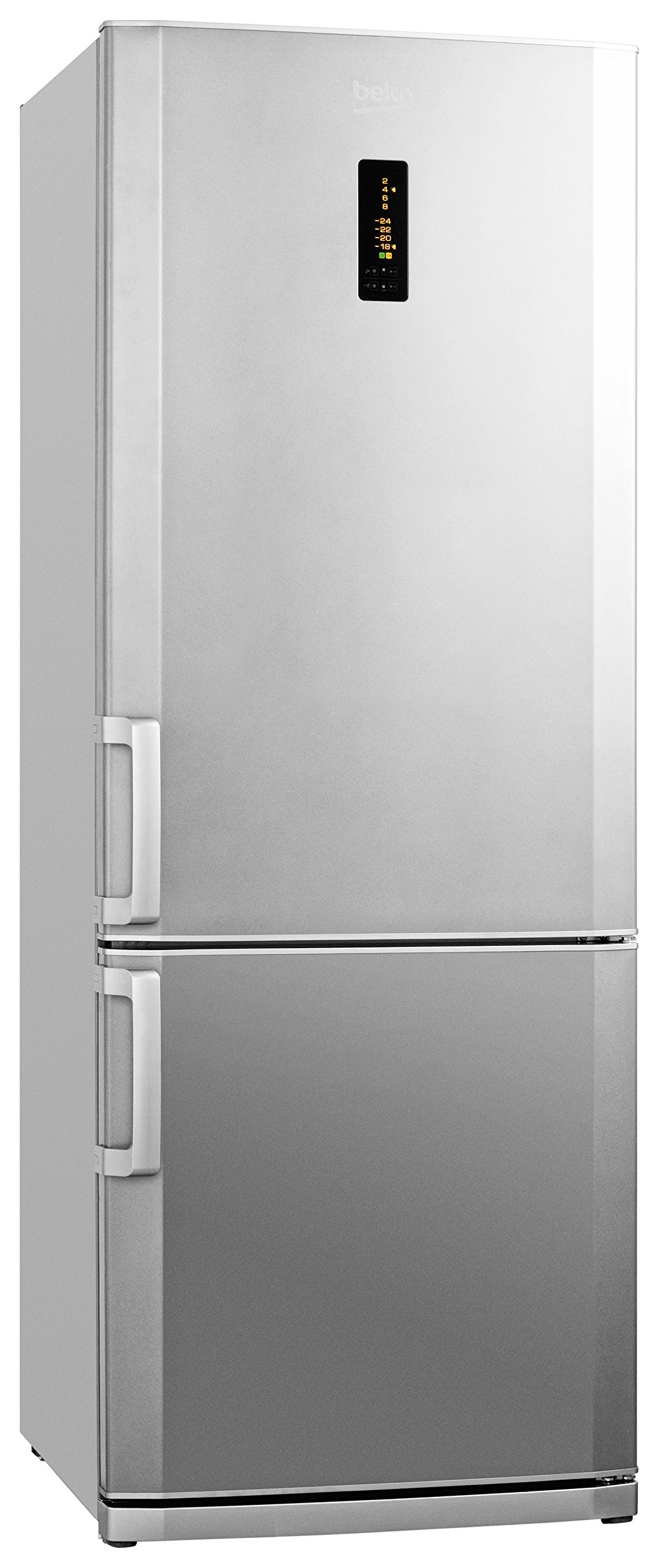 Beko CN 148240 X Réfrigérateur-congélateur/A+++ / Refroidissement : 318 L/Congélateur : 112 L/Acier inoxydable sans empreintes/No Frost/Contrôle électronique de la température avec écran