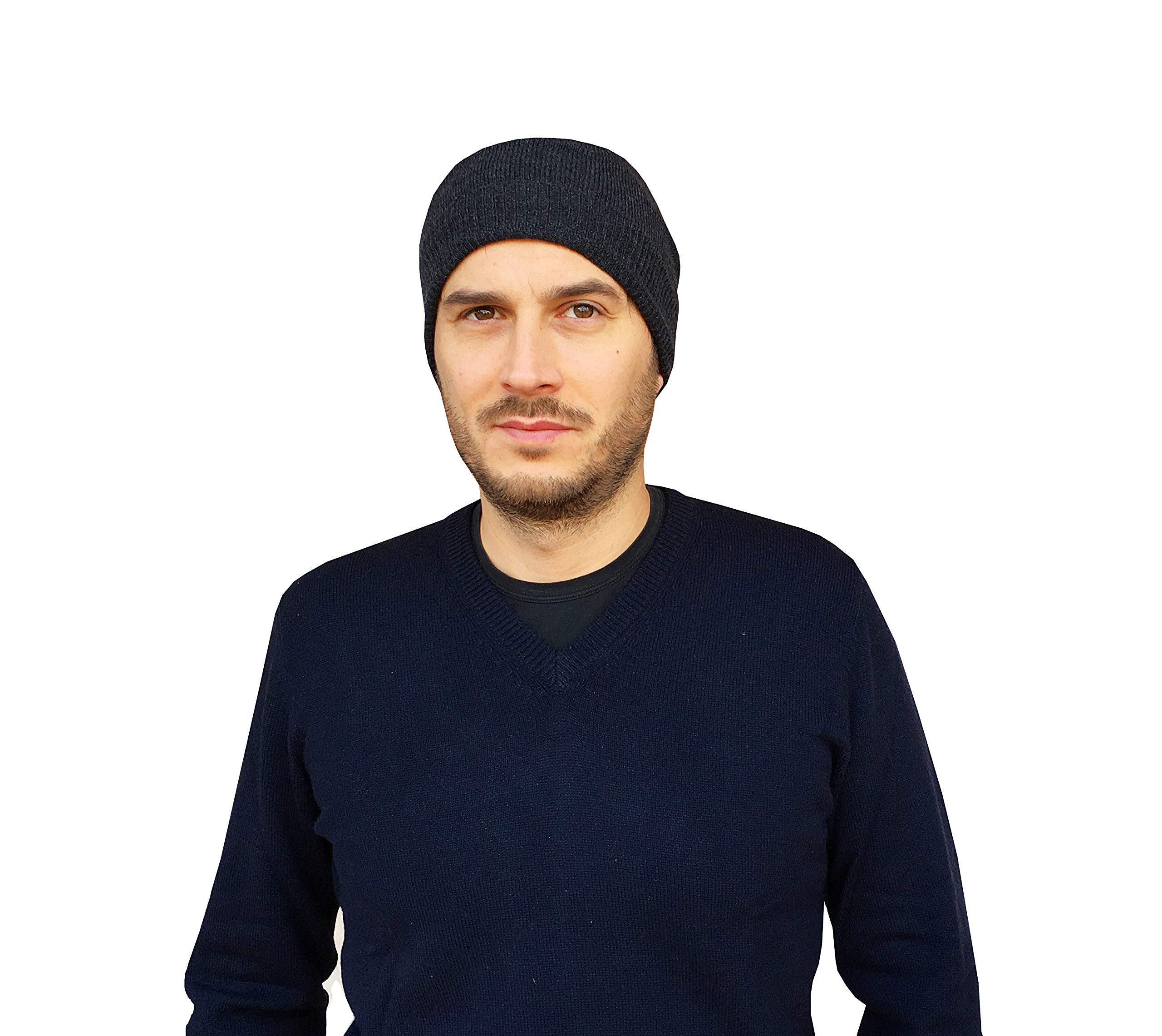Berretto Cappello Uomo Invernale Cachemire 100%
