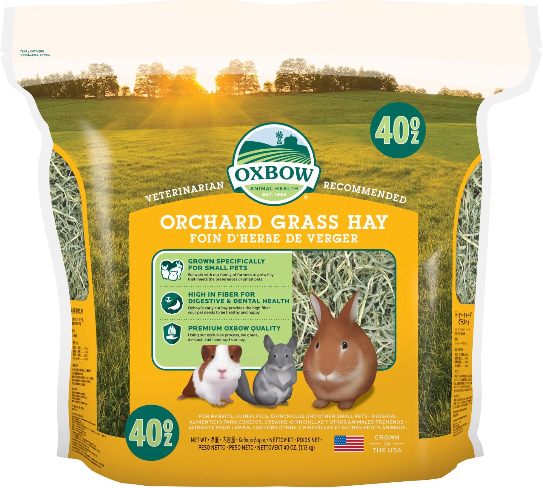 Oxbow Oat Hay, 425 g, transparent Amazon.co.uk Pet Supplies