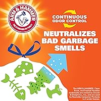 Vista 4 de Hefty Bolsas de basura ultra fuertes de 13 galones, bolsas de basura altas para cocina de 13 galones, cierre de cordón, control continuo de olores