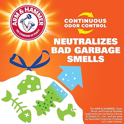 Vista 4 de Hefty - Bolsas de basura para cocina (muy resistentes), 10013700016681, sin olor, 1