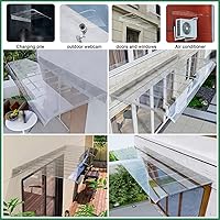 Vista 8 de Toldo invisible para ventana, toldo para puerta, toldo arqueado para puerta, toldo de entrada para patio al aire libre, cubierta moderna