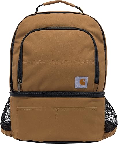 Miniatura 2 de Carhartt Mochila térmica aislada con dos compartimentos para 24 latas, mochila con base enfriadora totalmente aislada