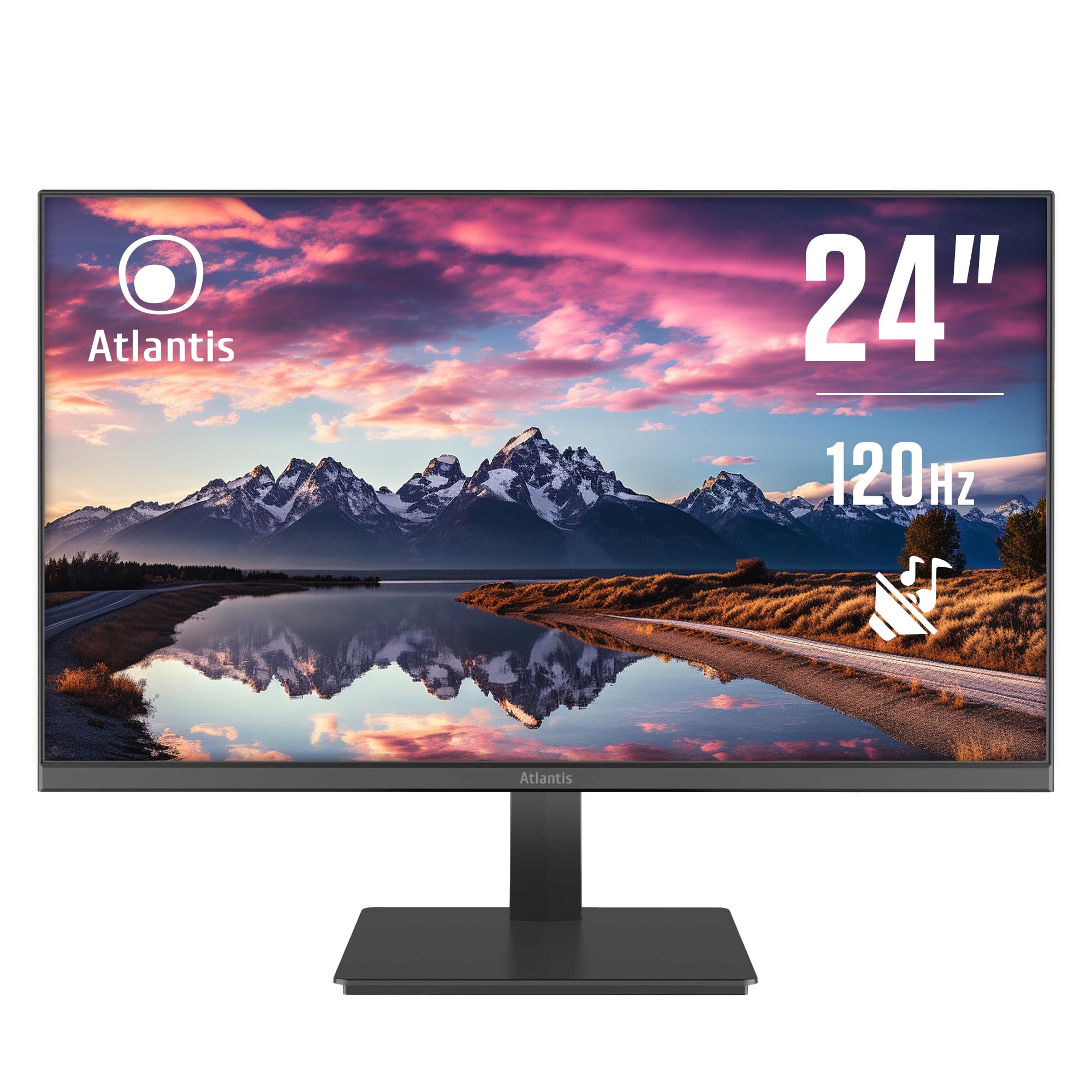 monitor atlantis 24 pollici full hd vga hdmi 120hz