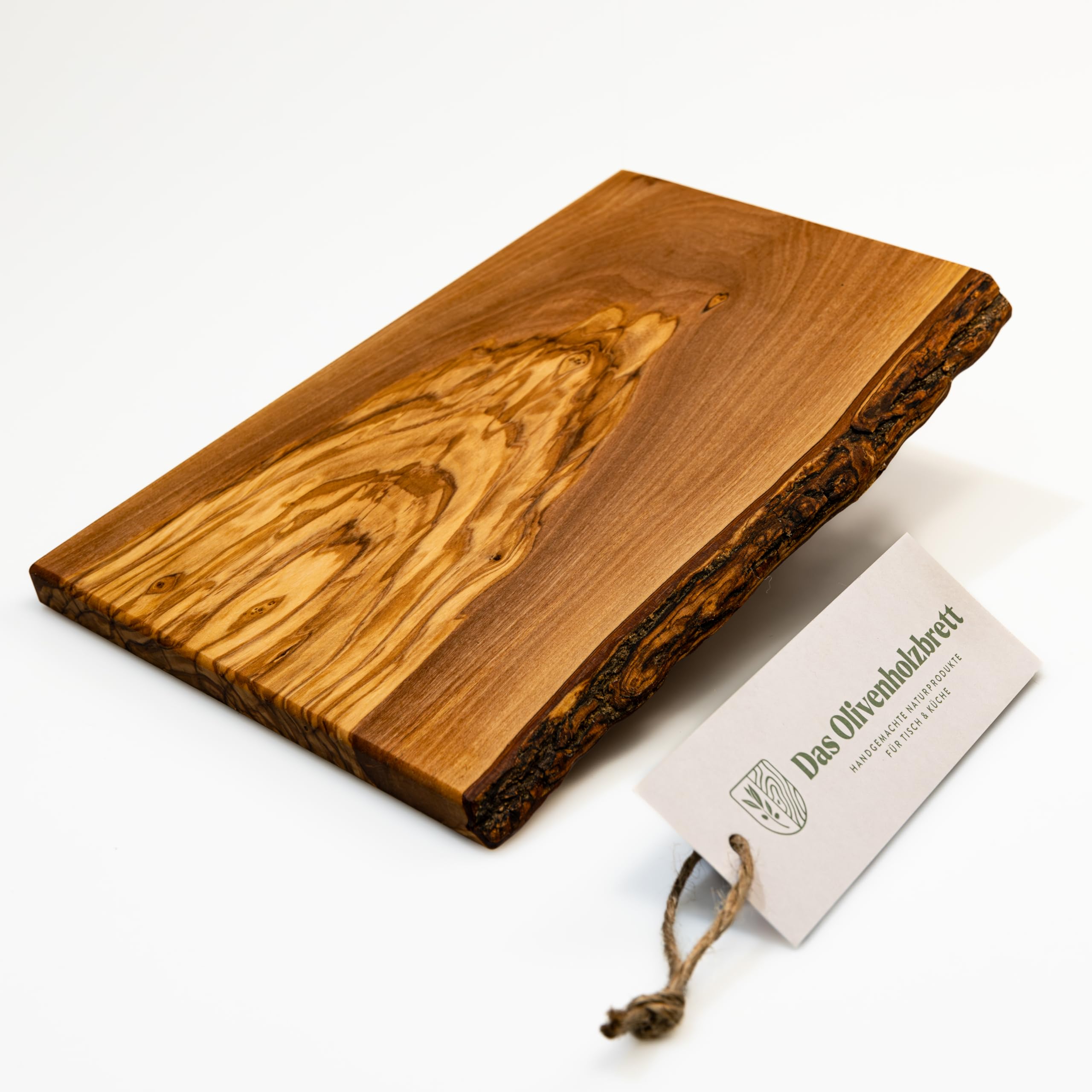 DE OLIJFHOUTEN BOARD® / Ovale broodplank van olijfhout / Ovale houten