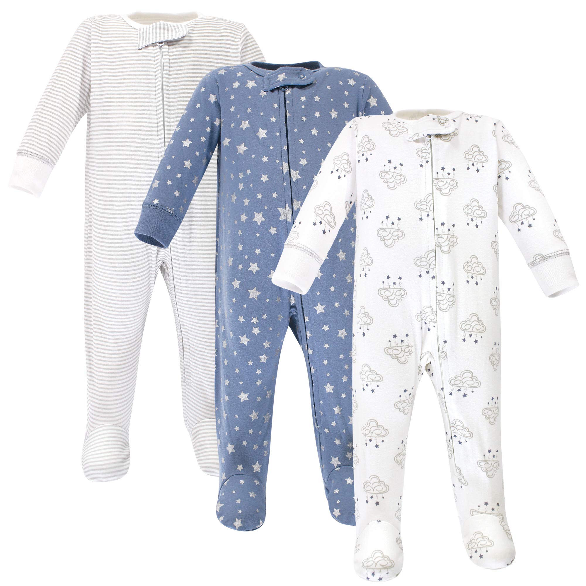 Hudson Baby Unisex Baby Cotton Sleep and Play
