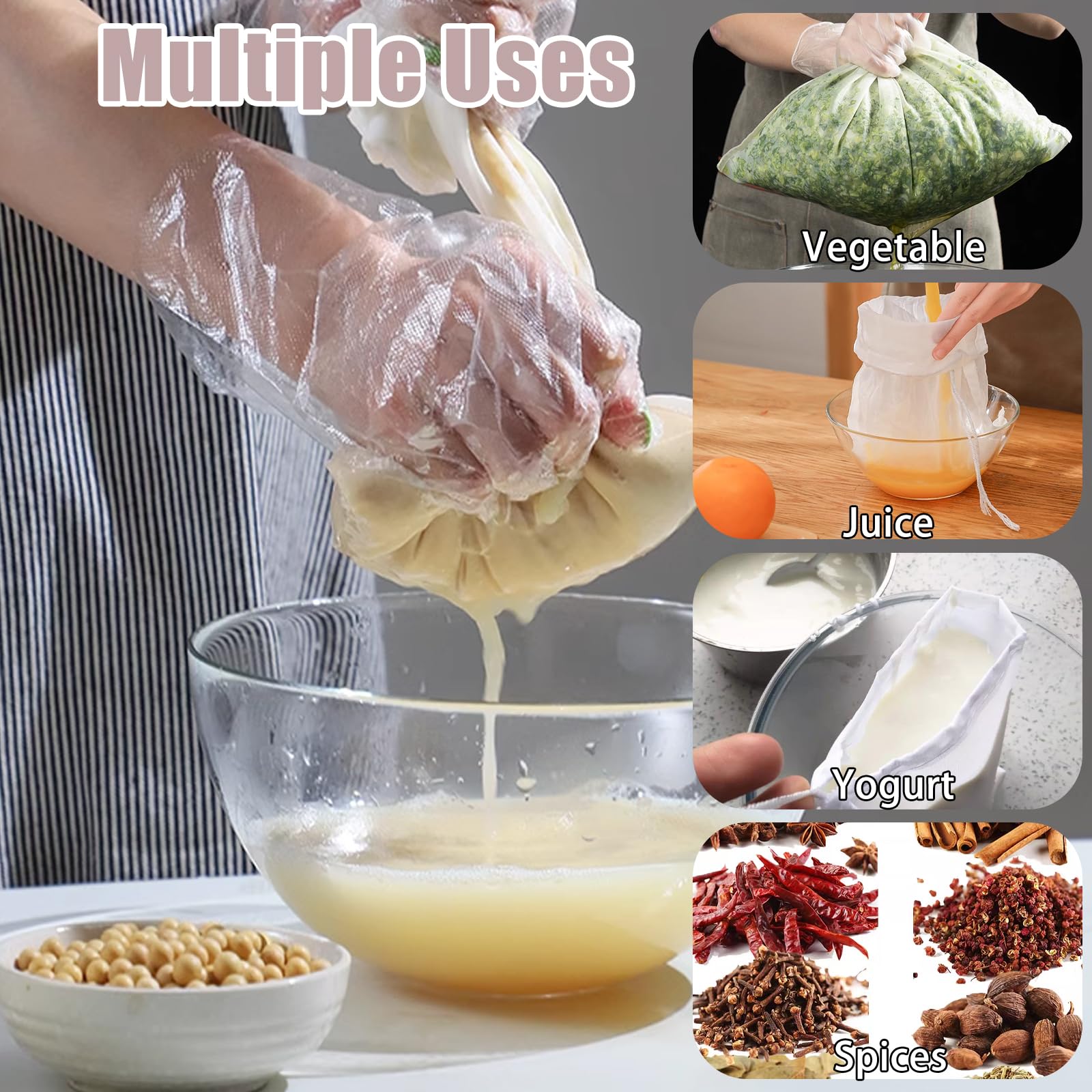 6 sztuk chusteczek do sera sitko sitko filtry do herbaty drobna siatka sitko nylonowe sitko do żywności ze sznurkiem do sitka do sera grecki jogurt herbata sok kawa owoce tofu 30 x 20 cm