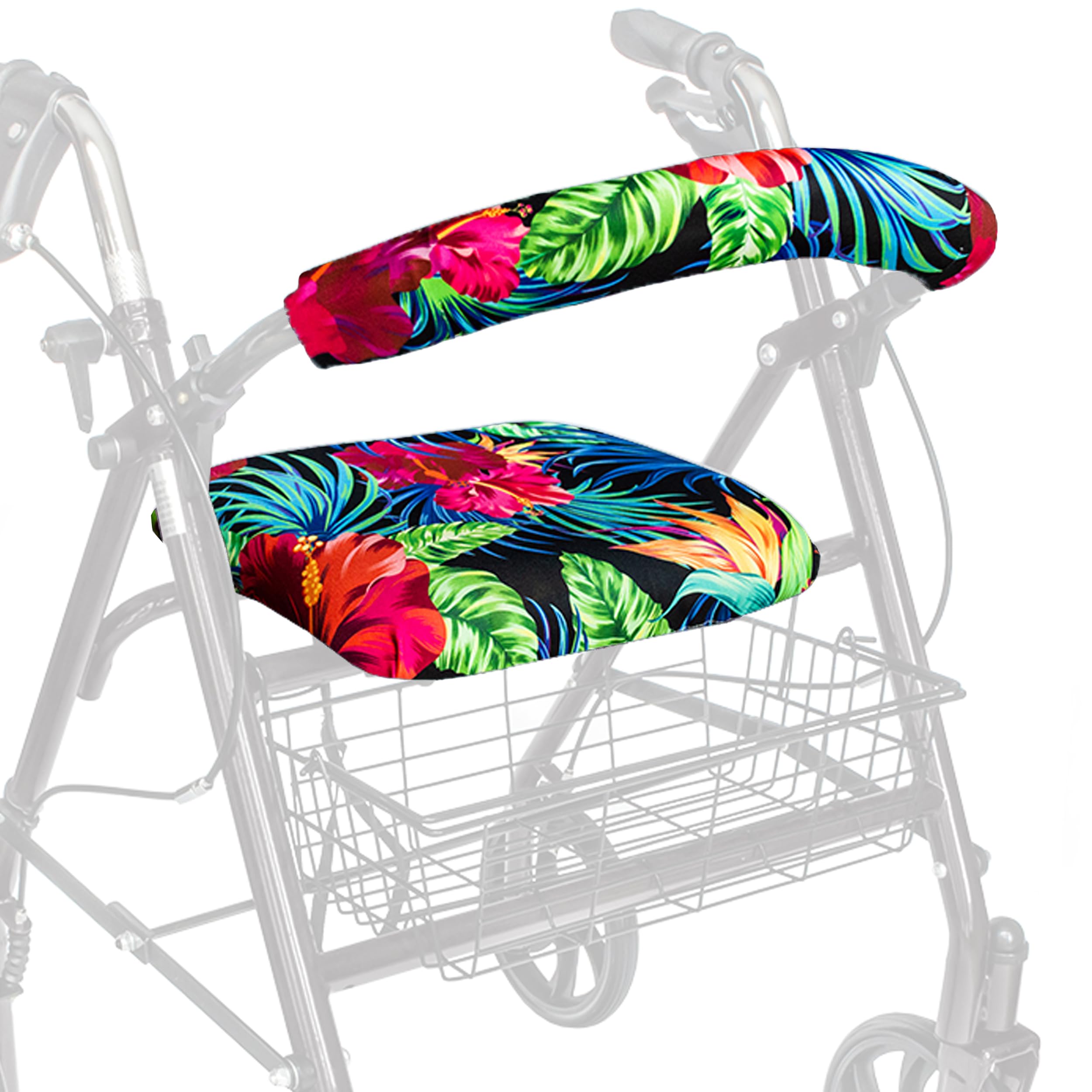 Top Glides Universal Rollator Walker Seat and Backrest Covers (Red) — Amazon image 10