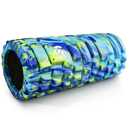 321 STRONG Foam Roller - Medium Density Deep Tissue Massager for Muscle Massage and Myofascial Trigger Point Release, with 4K eBook - Alien