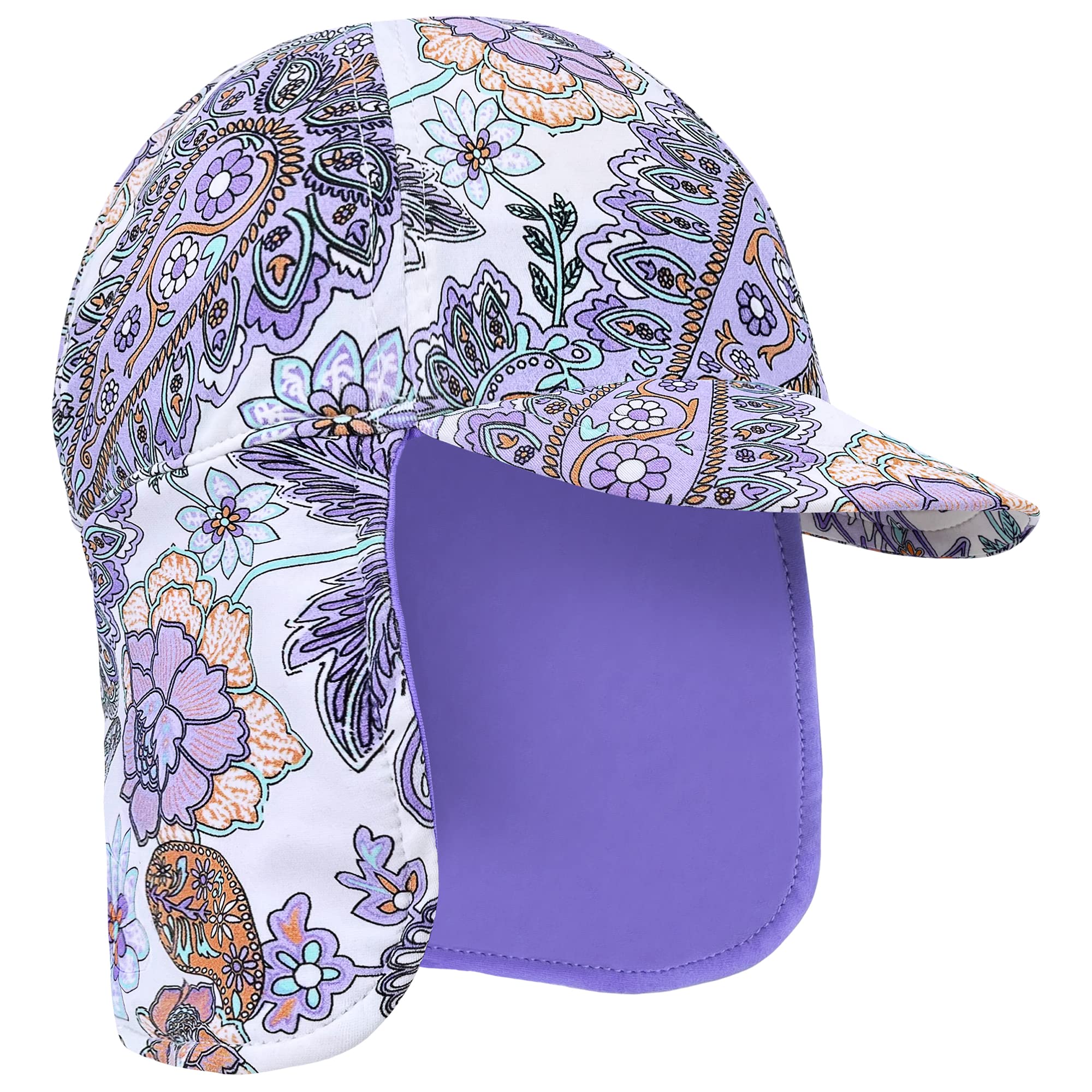 Gifts Treat Kids Legionnaires Hat, UPF 50+ Sun Protection Swim Cap Flap Hat for Kids, Quick Drying Boys Sun Hat with Neck Protection for Beach Seaside Pool - 3