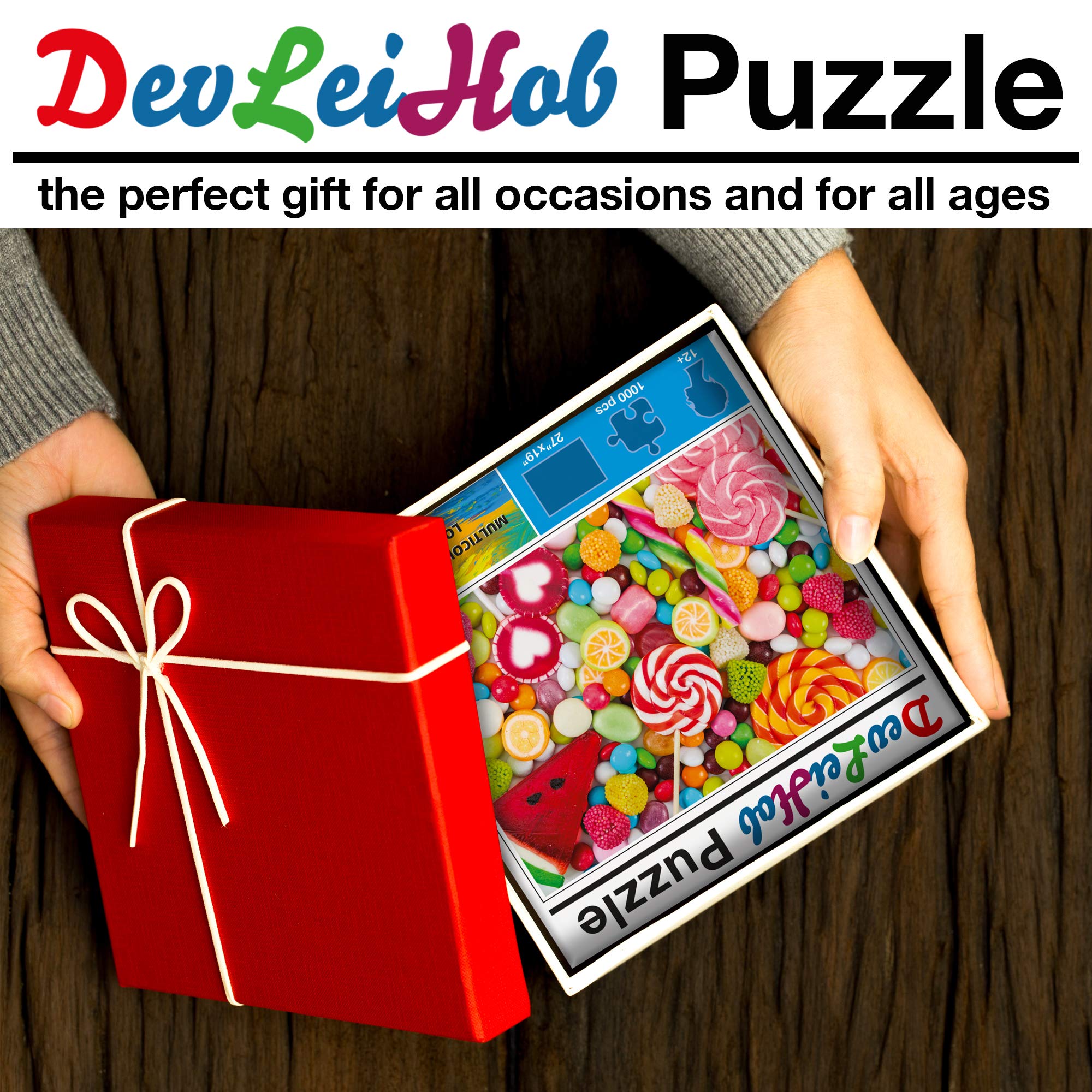 Puzzle 1000 pezzi per adulti e bambini puzzle duri grandi mille pezzi puzzle puzzle lecca-lecca dimensioni 67 x 49 cm