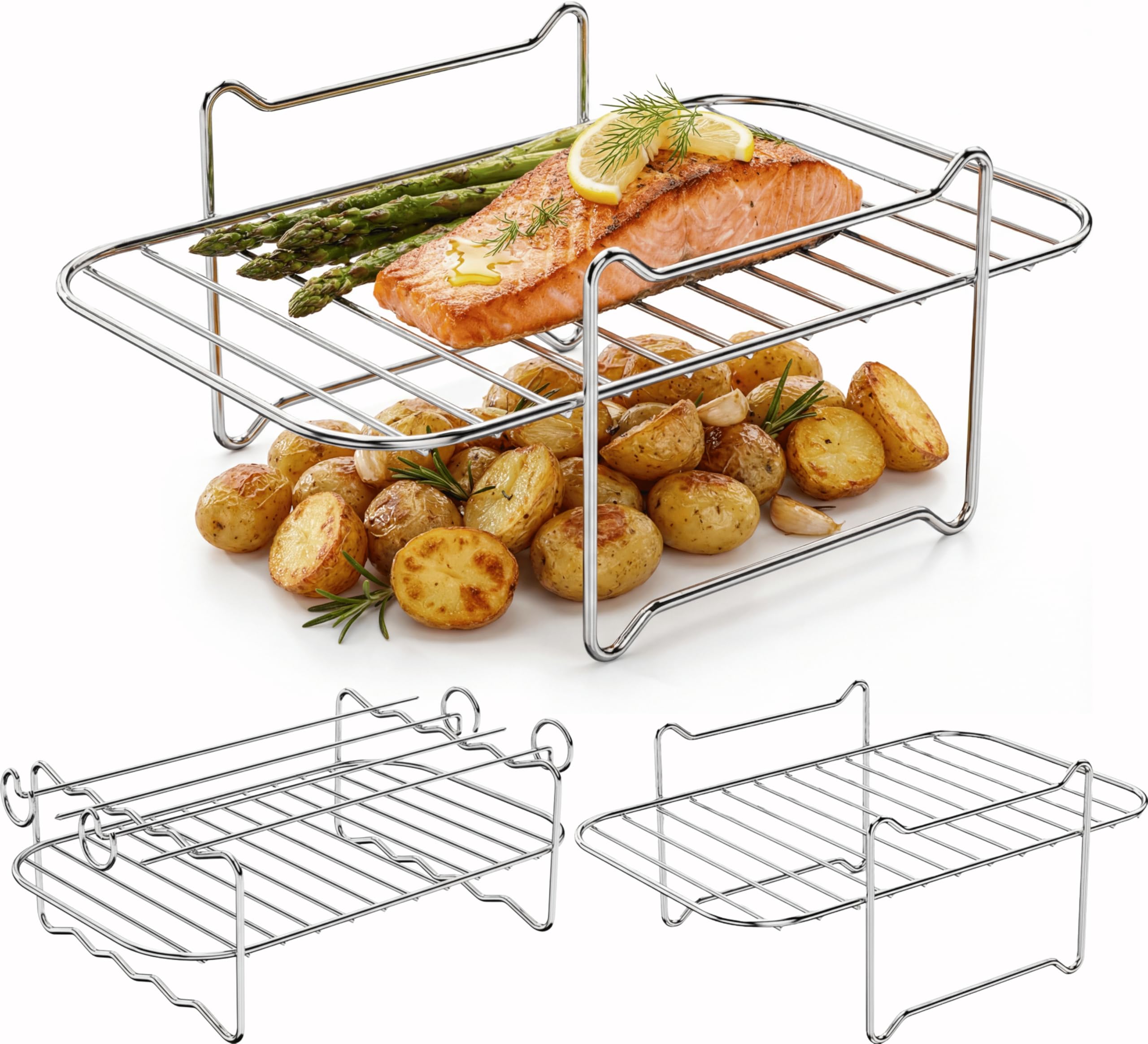 Ninja 9.5L DZ400UK Air Fryer Racks | Made for 9.5L Ninja DZ400 | 304