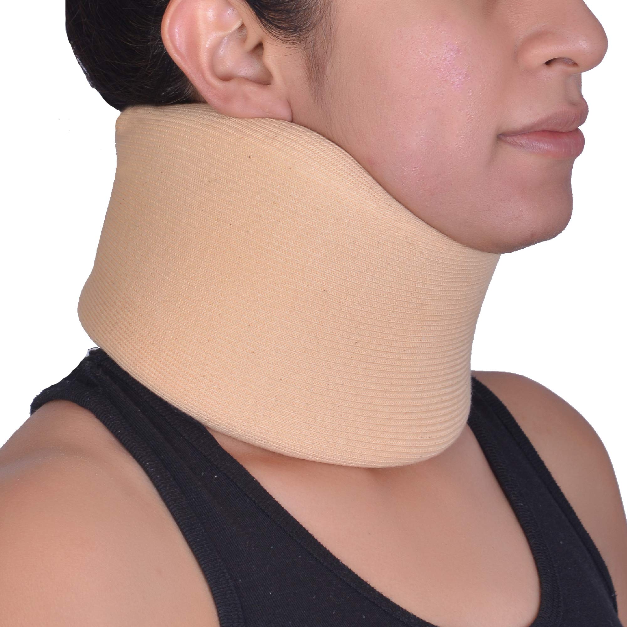 Orthtex Cervical Collar ULTRA Soft With Support(Immobilization,Comfort,Ventilation)[Cream, 2XL]