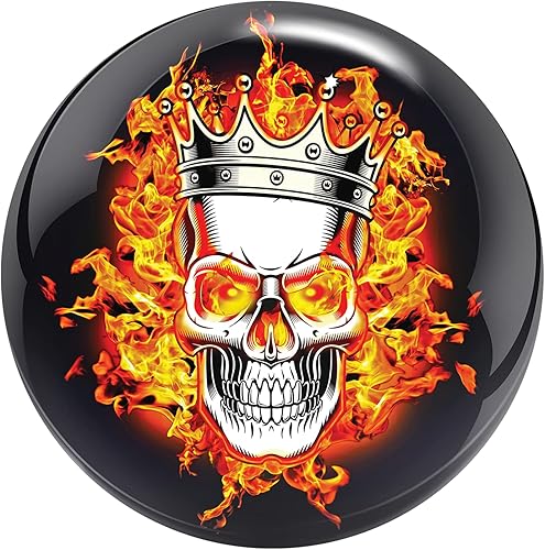 Brunswick Flaming Skull Viz-A-Ball