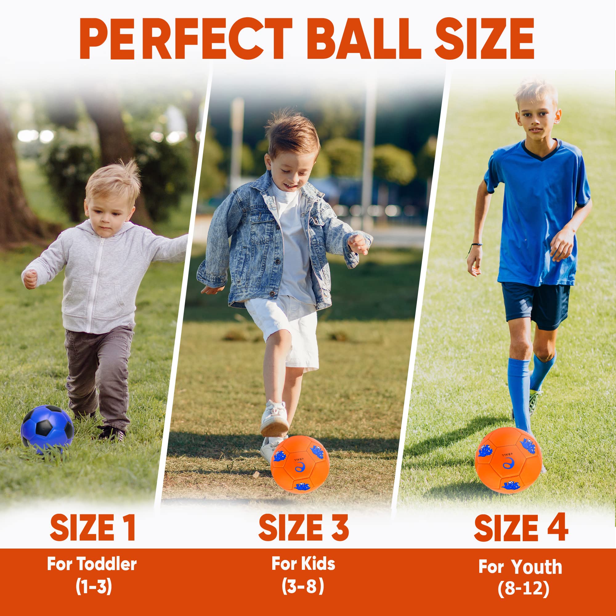 Amazon.co.jp: サッカーボール サイズ3 子供用 3~10、キッズサッカー