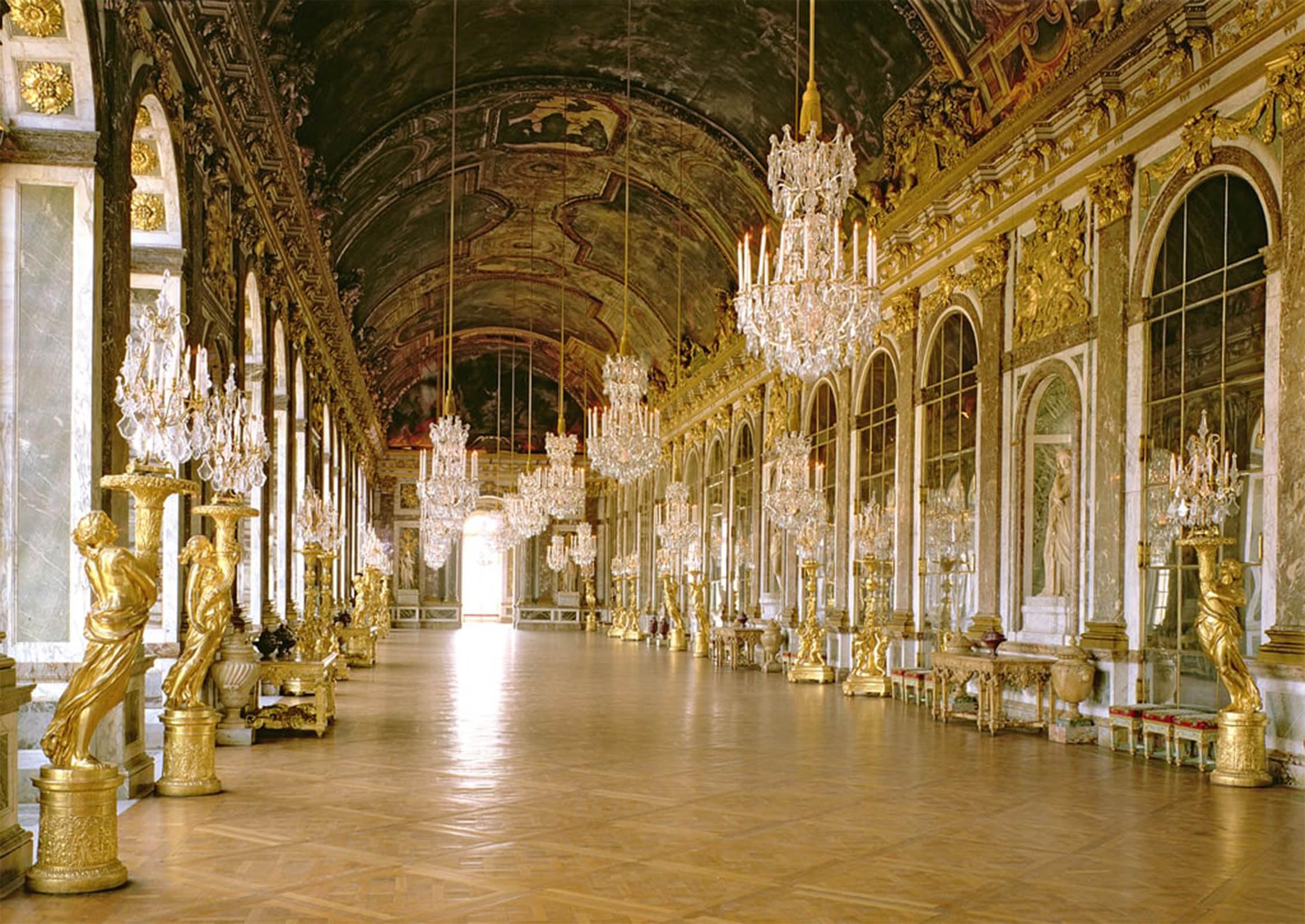 POSTERIIk Famous Animal Posters Vintage Picture the Hall of Mirrors by Jules Hardouin Mansart Modern Wall Decor for Home Decor 60x90cm