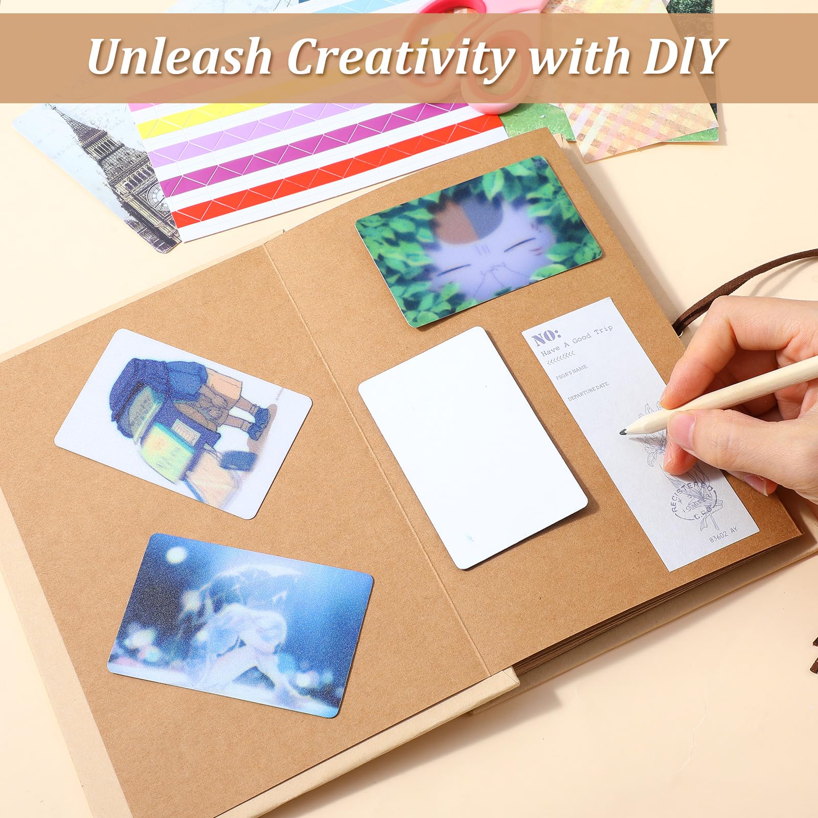 Solinorex Album Scrapbooking Kit - Album Fotografico Pieghevoli Personalizzabile 17,5 x 11,5cm, Scrapbook Fotografico Fai Da Te Sono Regali Ideali per Lauree, Compleanni, Matrimoni e Viaggi