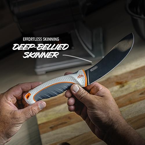 Miniatura 9 de OUTDOOR EDGE ErgoMax - Juego de cuchillos profesionales de procesamiento de juegos de 6 piezas, cuchillos para cubrir y deshuesar, cuchillo de