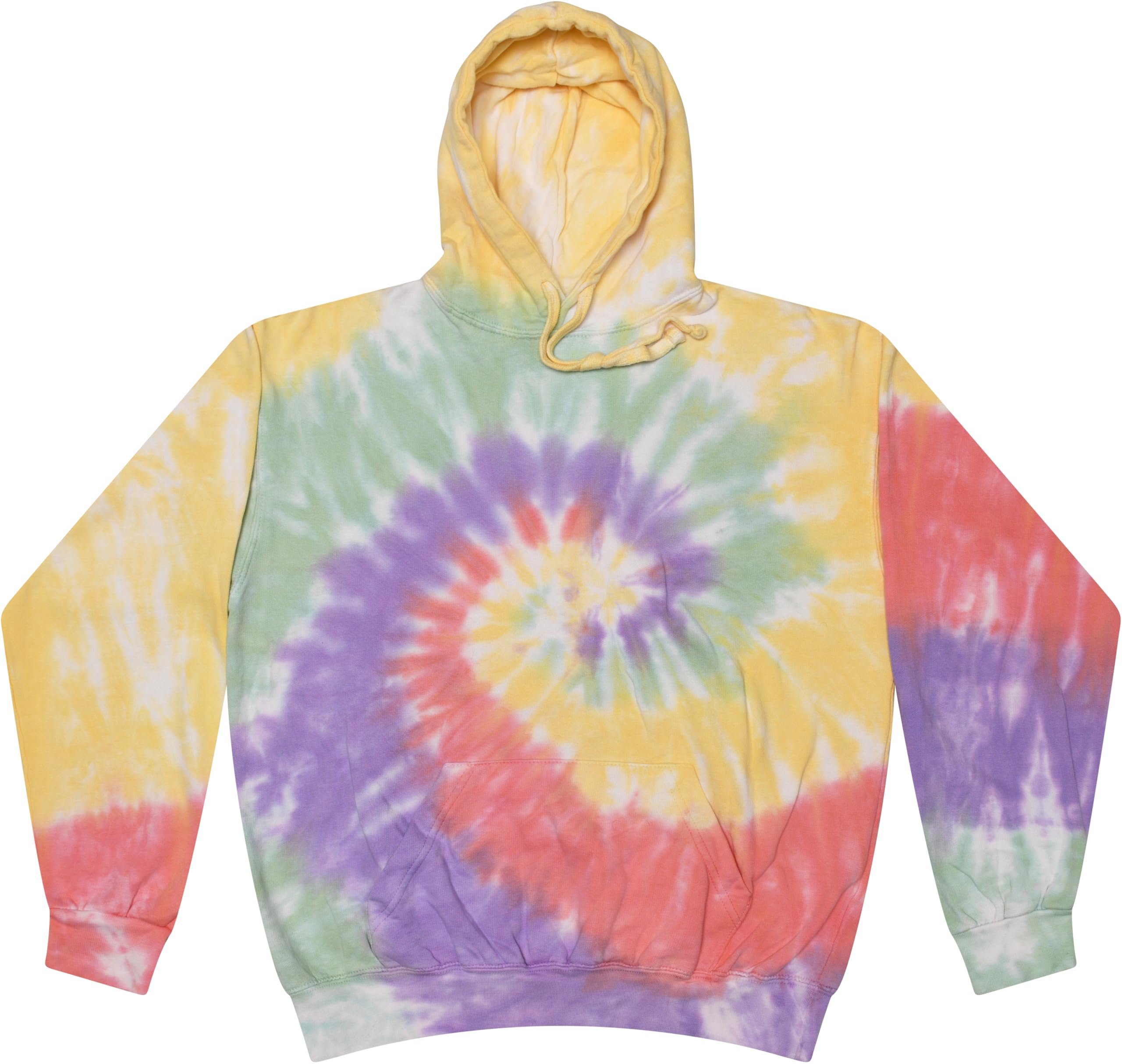Colortone Tie Dye Pullover Hoodies for Women and Men - Classic Fit Sweatshirts