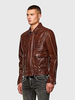 Amazon.co.jp: [Diesel] (ディーゼル) メンズ レザージャケット
