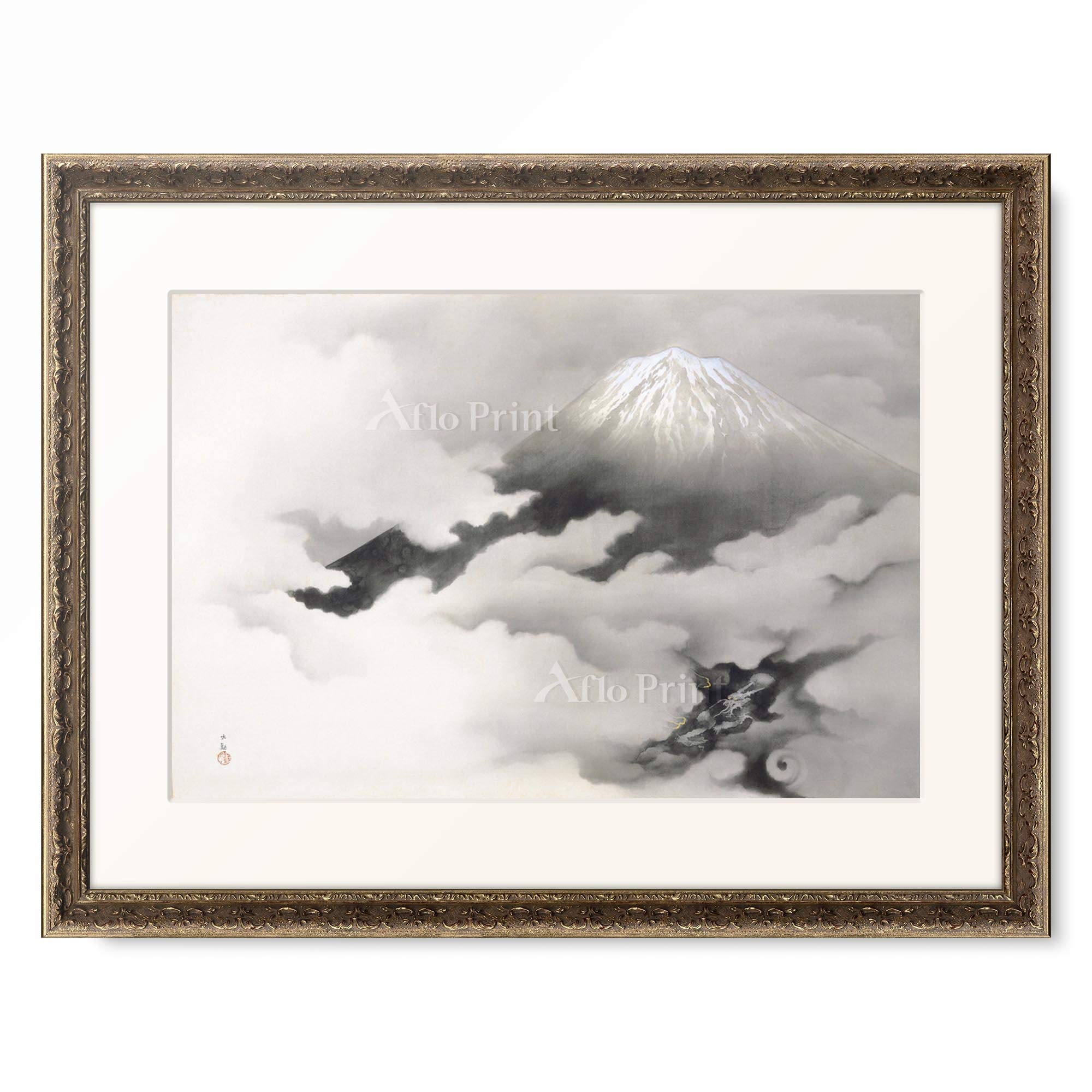 Amazon.co.jp: 横山大観 Yokoyama Taikan 「山に因む十題 龍踊る