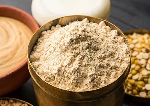 Miniatura 4 de Harina de guisante verde orgánica, 1.5 libras, sin OMG, finamente molida, pura, cruda, apta para dieta cetogénica, polvo vegano nutritivo a granel.