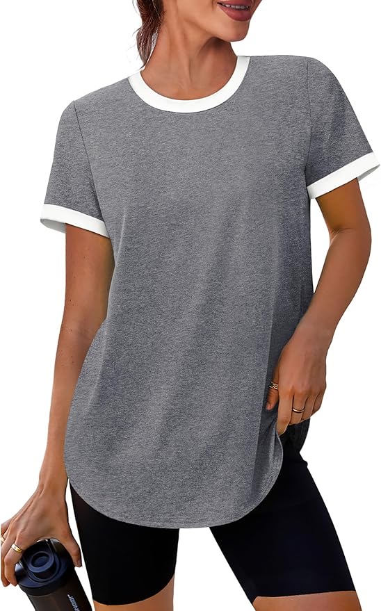 Color Block Workout Top