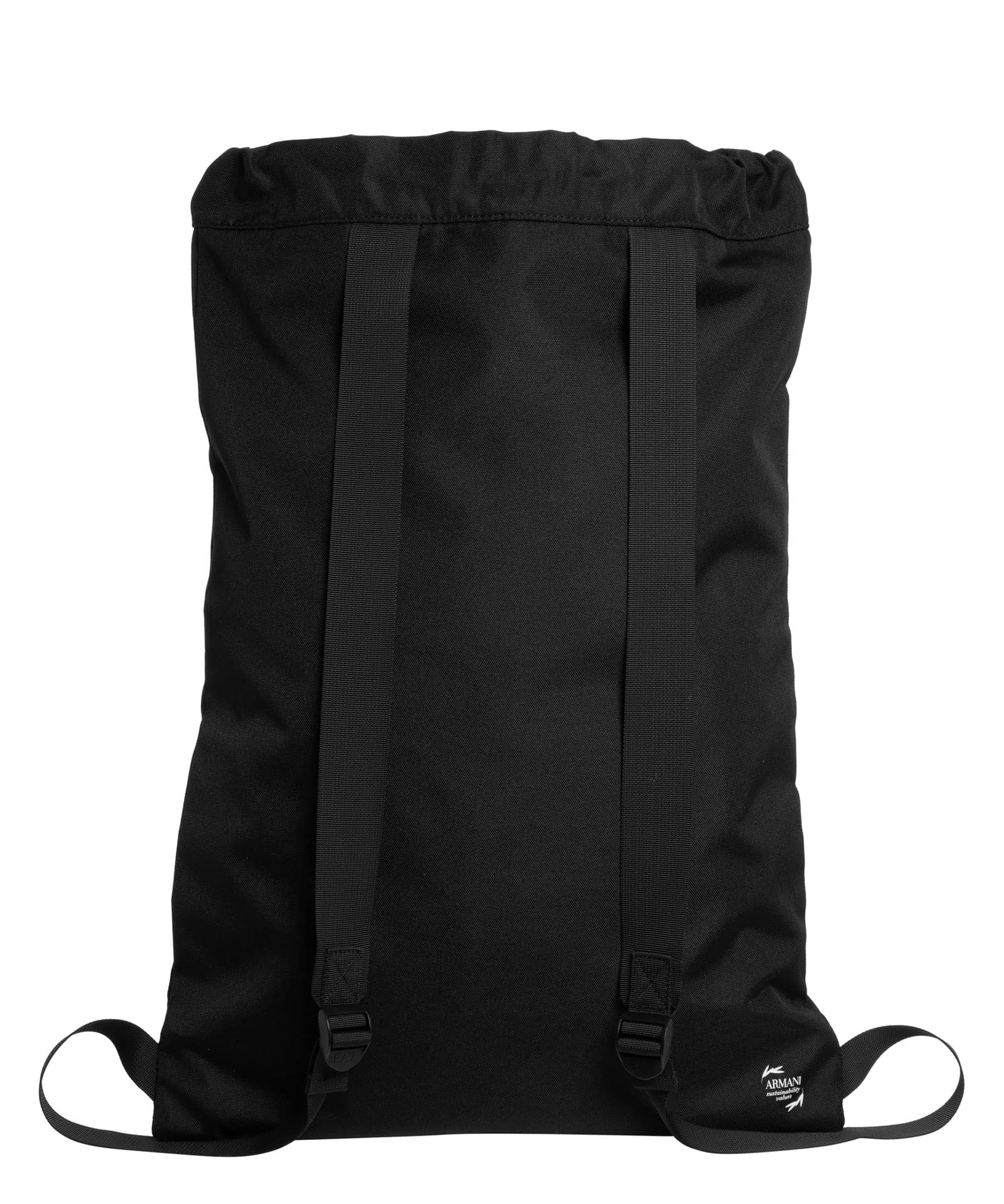 Emporio Armani Zaino a sacca uomo EA7 train core sack shoulder bag black/white logo UBS23EA15 245085 Grande