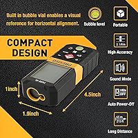 Vista 7 de PREXISO Laser Measure, 215Ft Laser Measurement Tool with Entension for Diagonal Measuring Ft/Ft+in/in/M Units - Pythagorean Mode, Area Volume -100