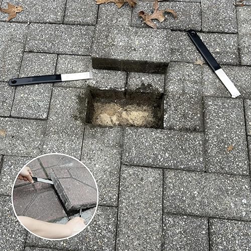 Miniatura 6 de Paver Removal Tool, 2PCS Paver Extractor Tool with Sawtooth and Non Slip Handle for Garden Lawn Yard Patio Brick Block Replacement
