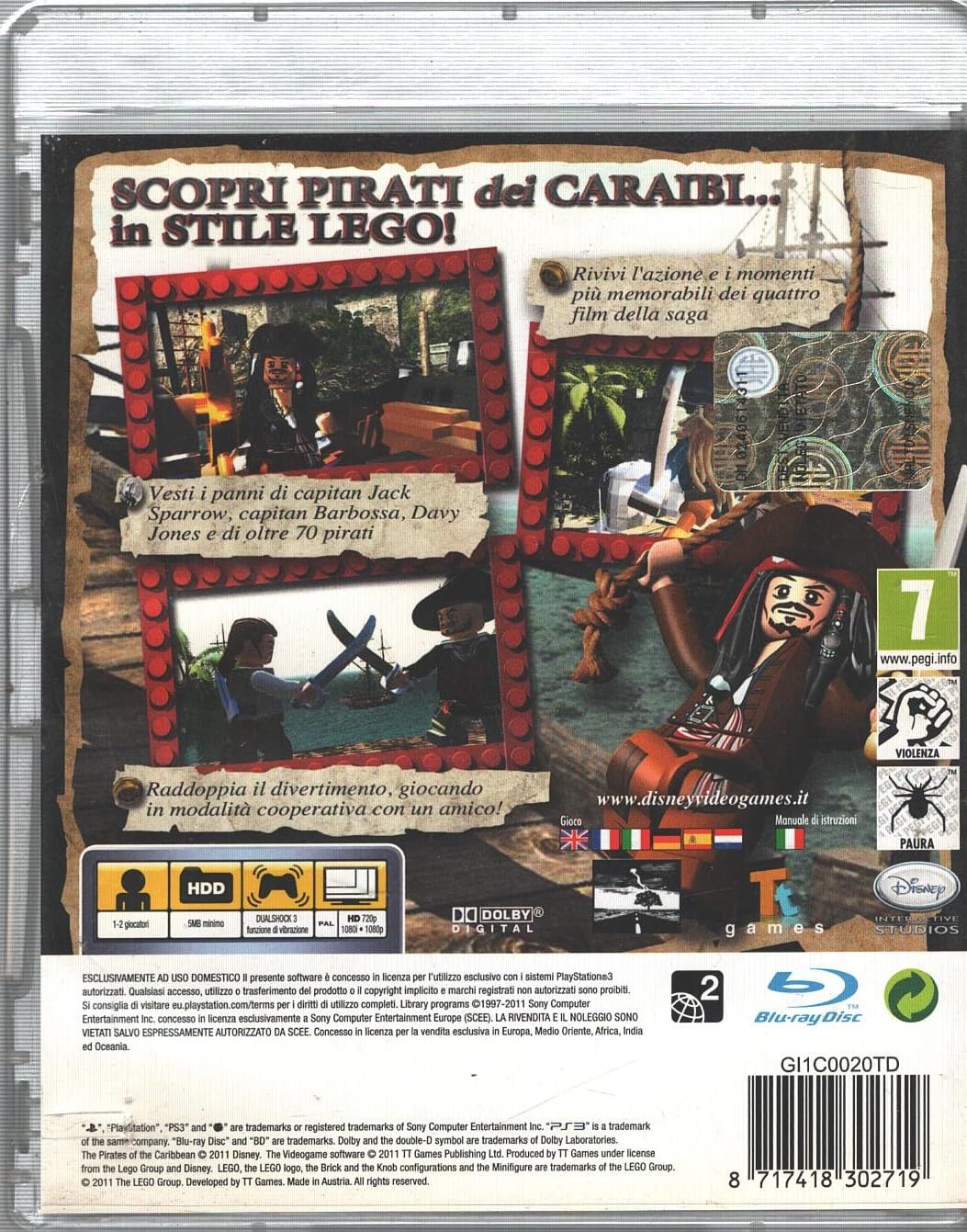 Lego Pirati dei Caraibi