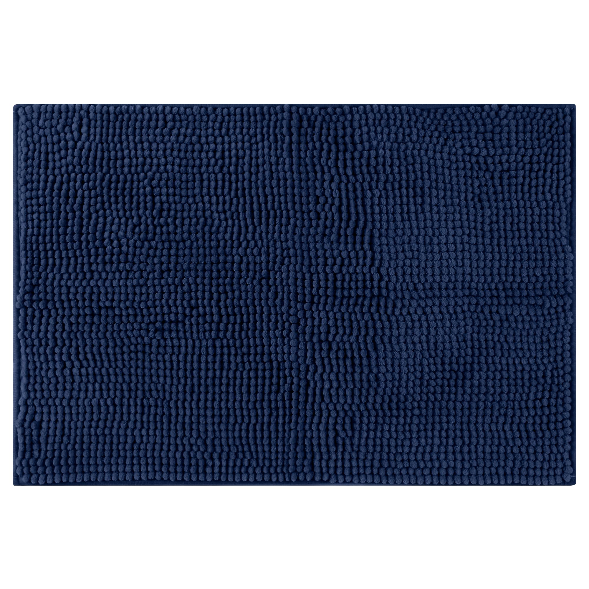 Tapis de bain bleu foncé 40x60 cm Uxcell en microfibre épaisse