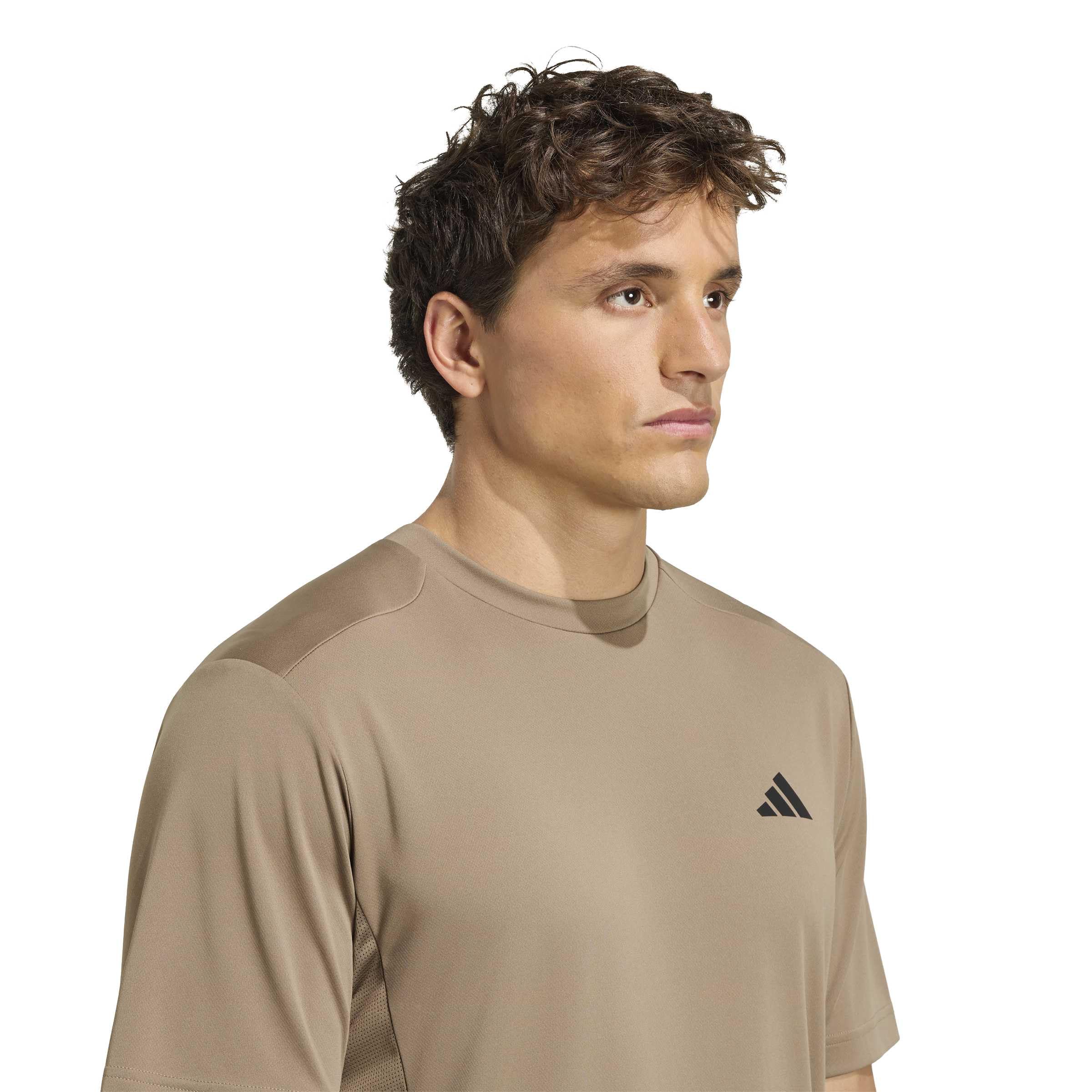 adidas Men's TECH Essentials Workout 3-Streifen T-Shirt